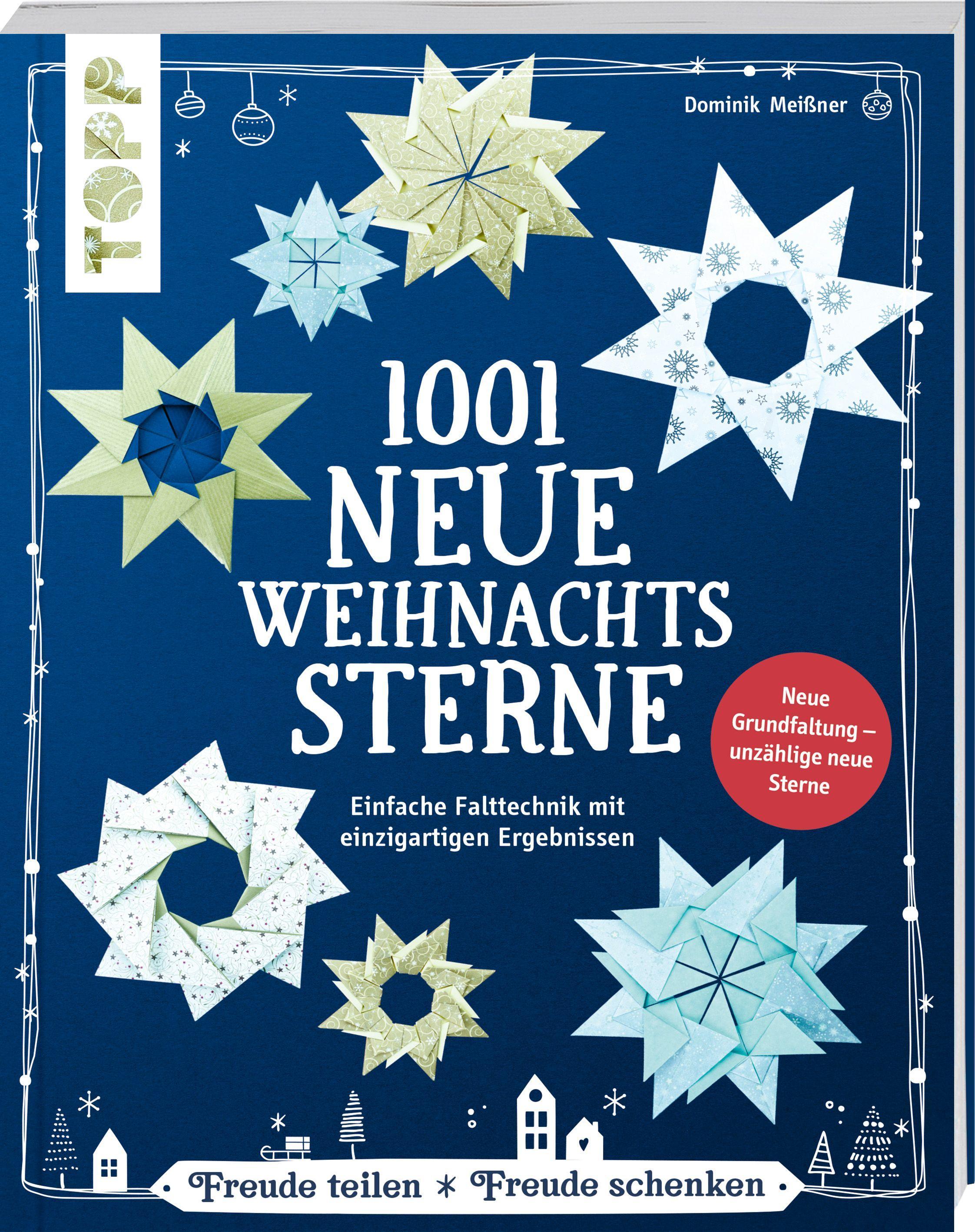 Vorderes Coverbild 1001 neue Weihnachtssterne (kreativ.kompakt)