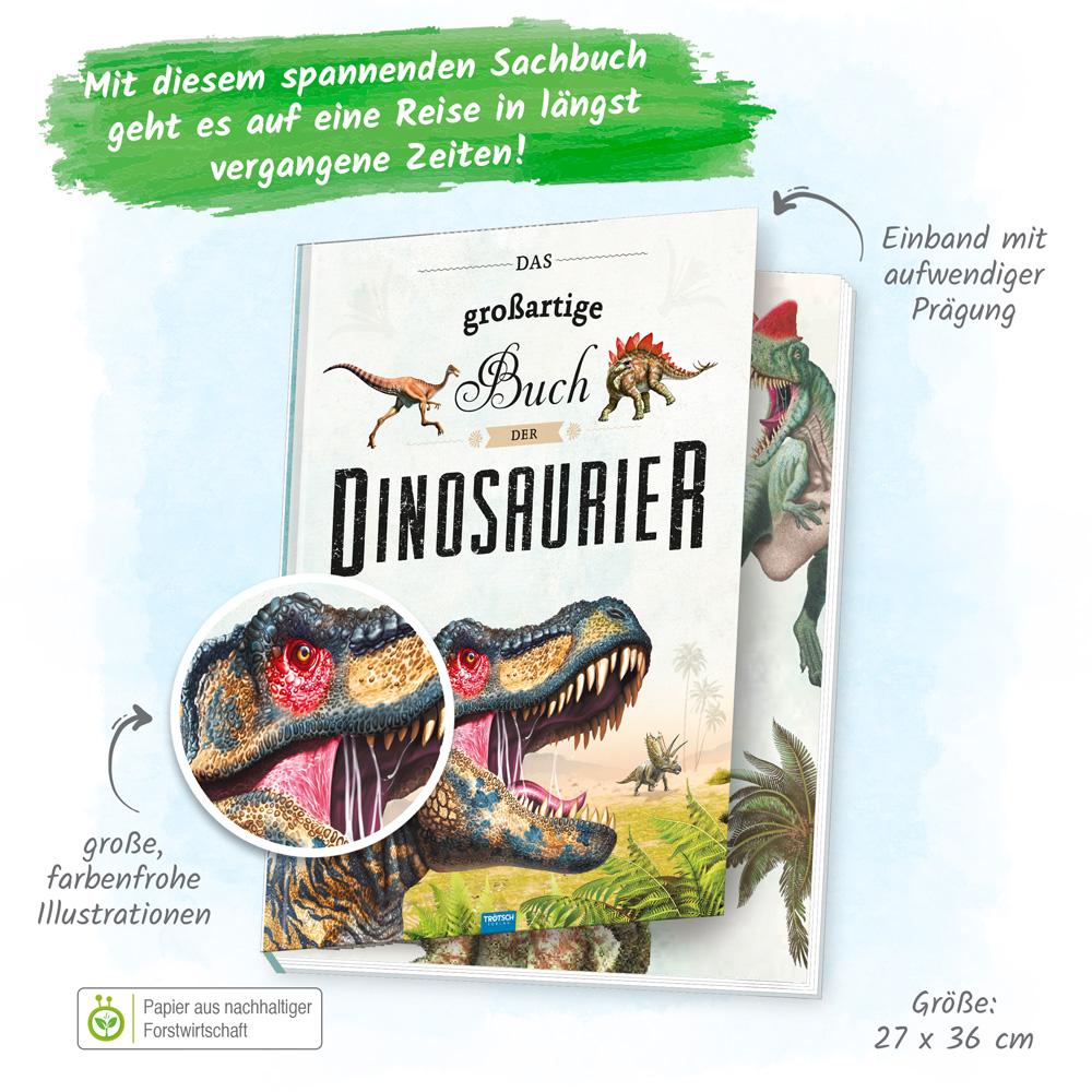 Beispielinhalt (Bild) Trötsch Kinderbuch Das großartige Buch der Dinosaurier