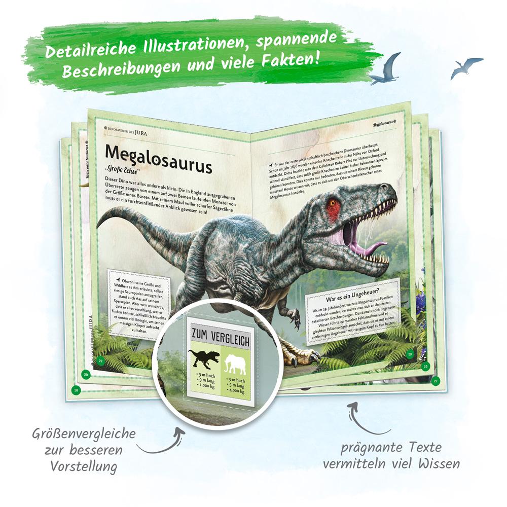 Beispielinhalt (Bild) Trötsch Kinderbuch Das großartige Buch der Dinosaurier