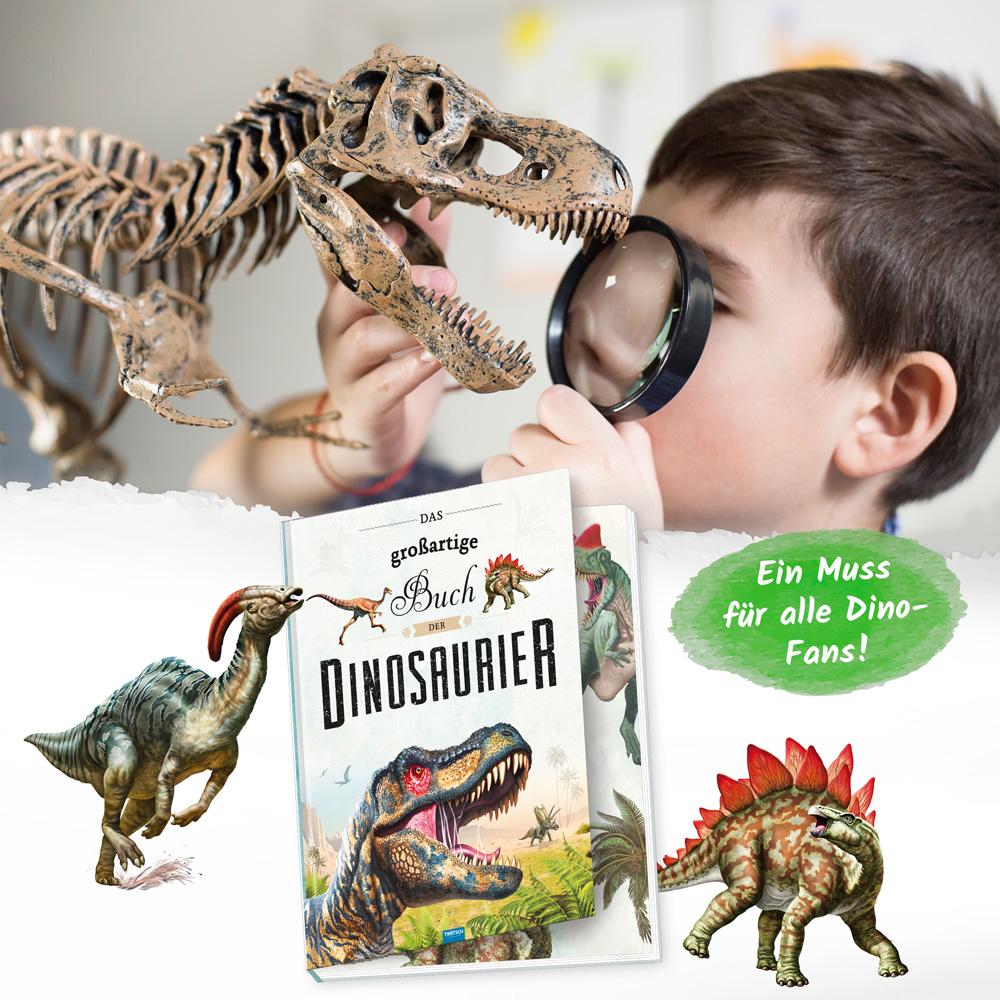 Beispielinhalt (Bild) Trötsch Kinderbuch Das großartige Buch der Dinosaurier