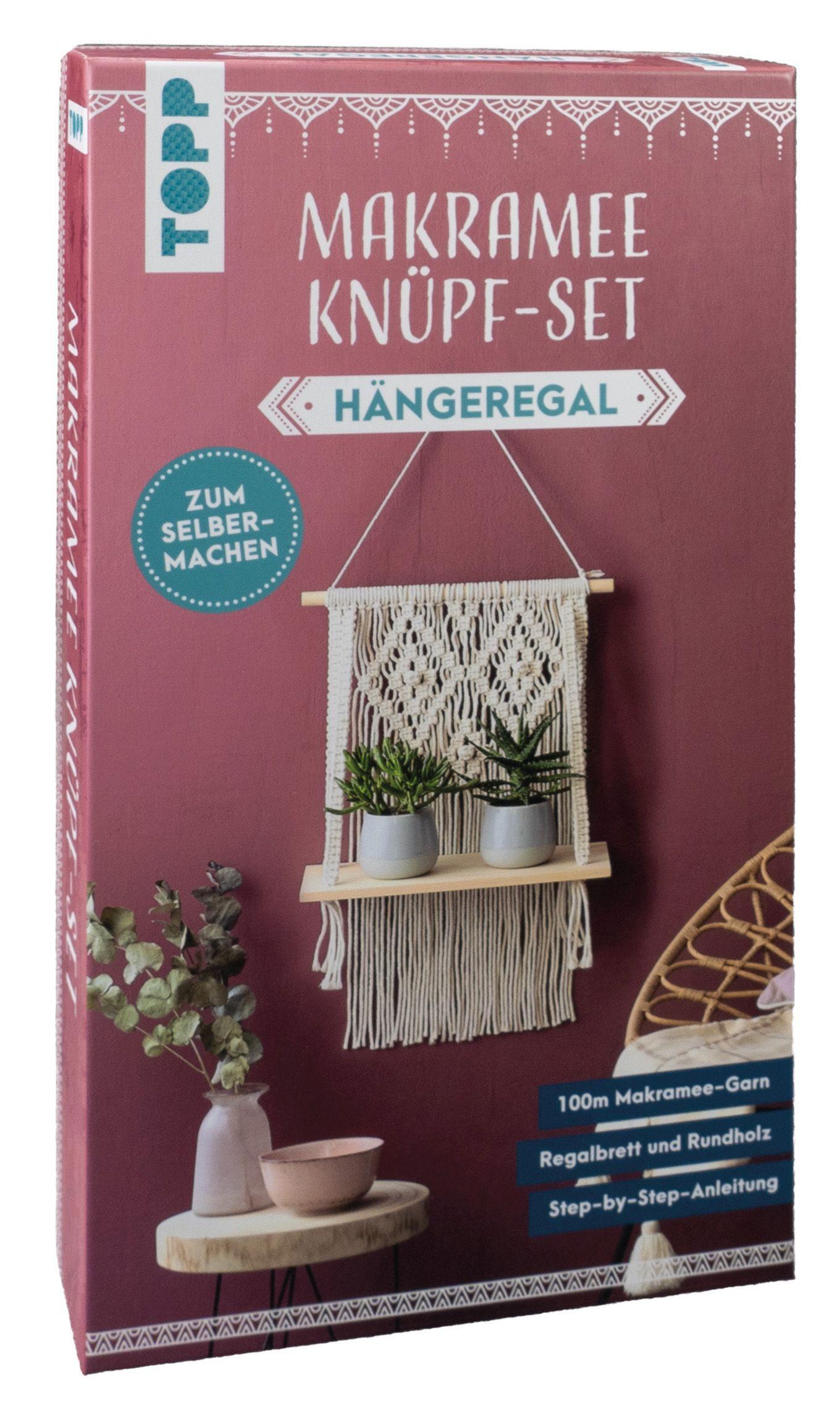 Vorderes Coverbild Makramee Knüpf-Set Hängeregal