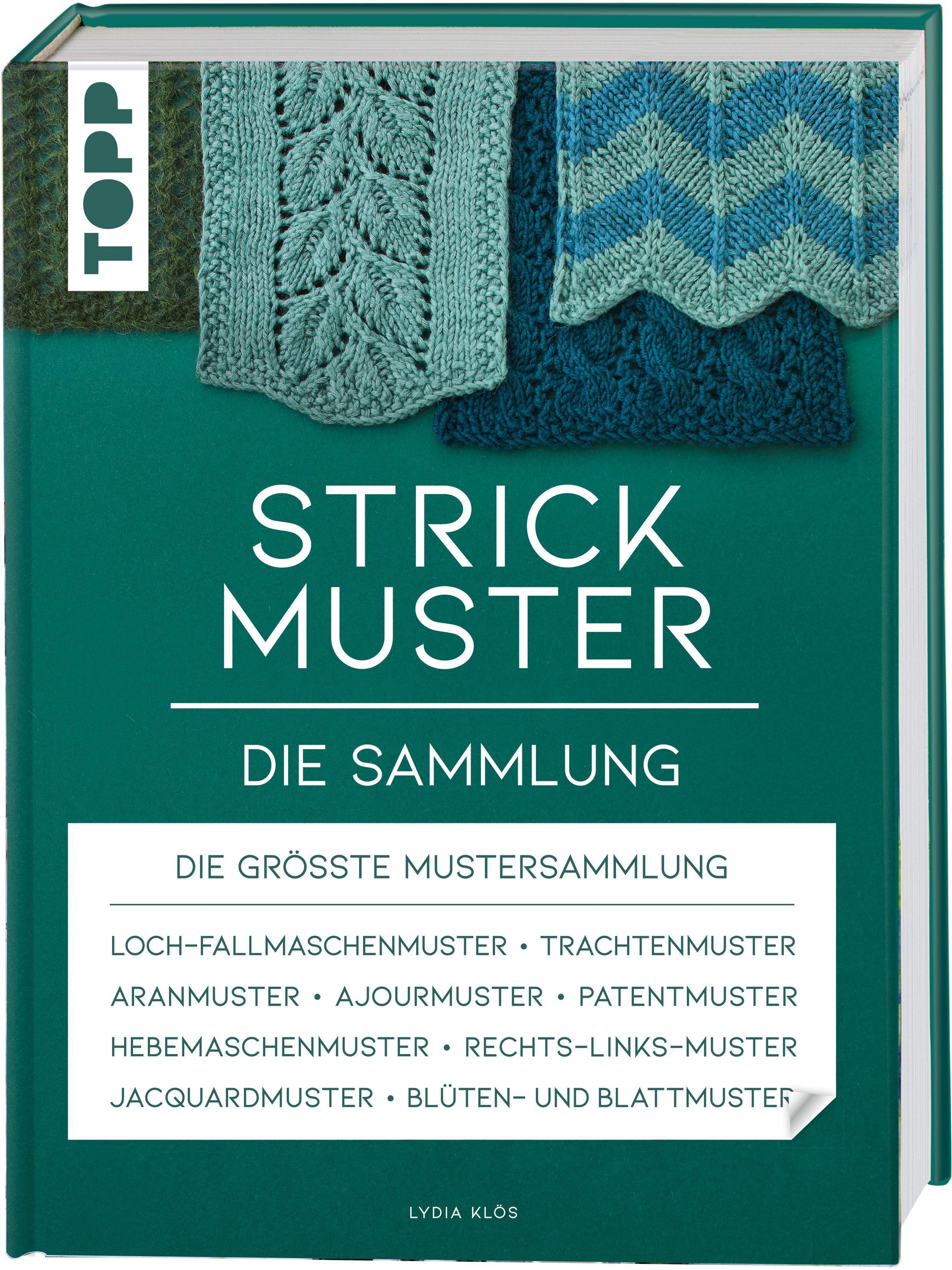 Vorderes Coverbild Strickmuster. Die Sammlung.