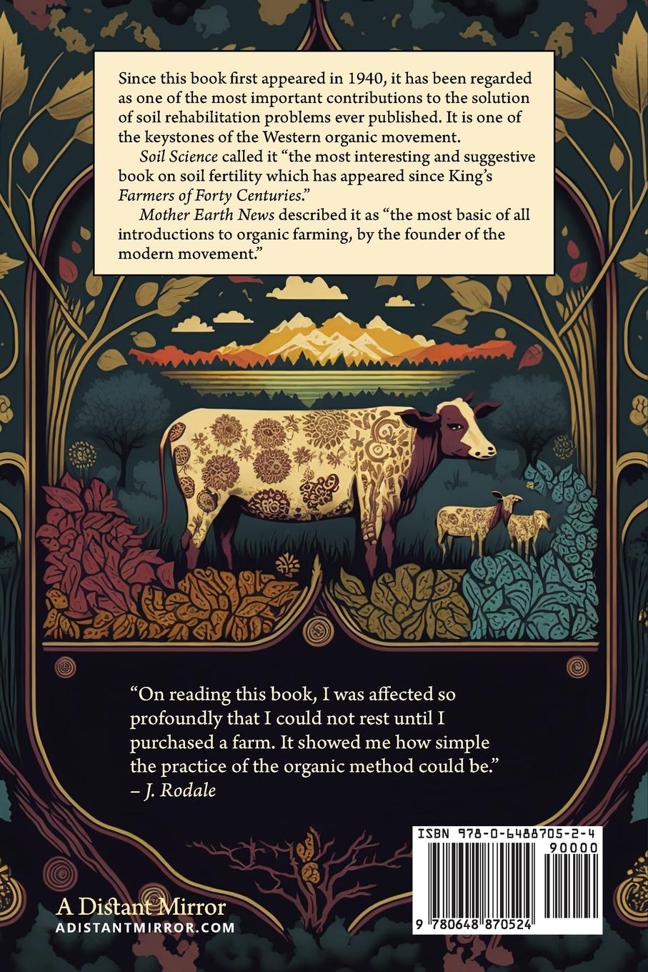 Rückseitencover An Agricultural Testament