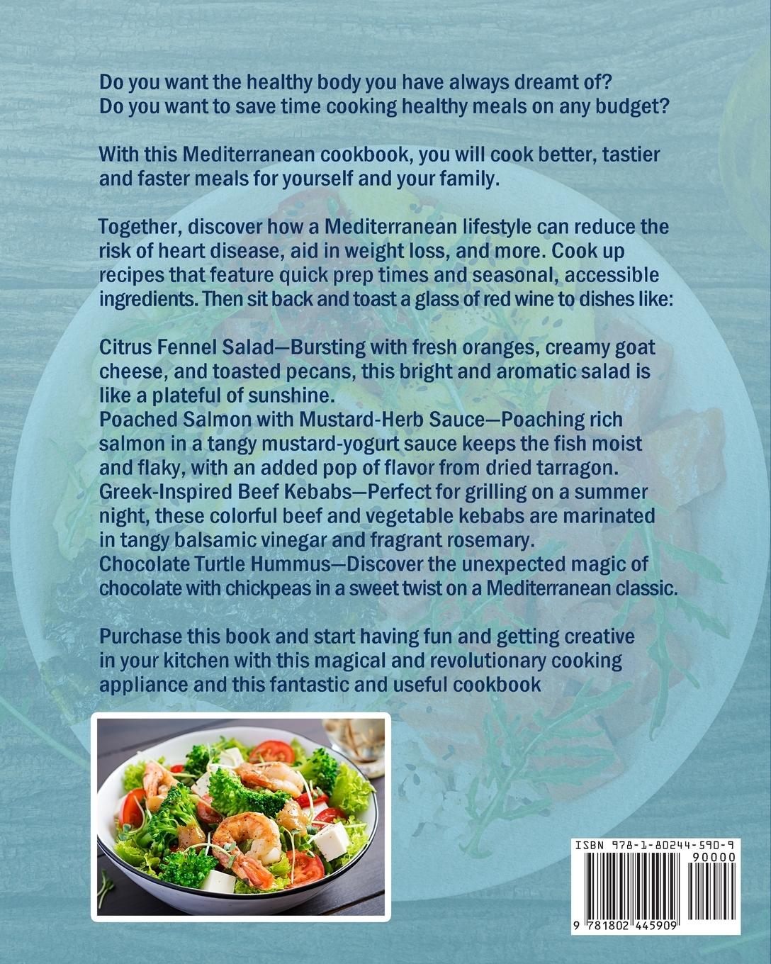 Rückseitencover The Effortless Mediterranean Diet Cookbook