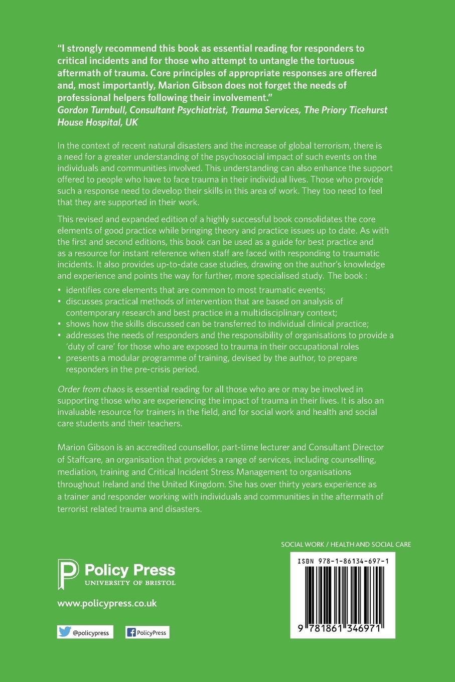 Rückseitencover Order from chaos