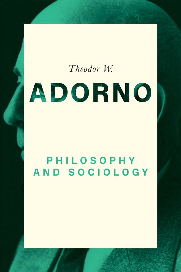 Vorderes Coverbild Philosophy and Sociology: 1960