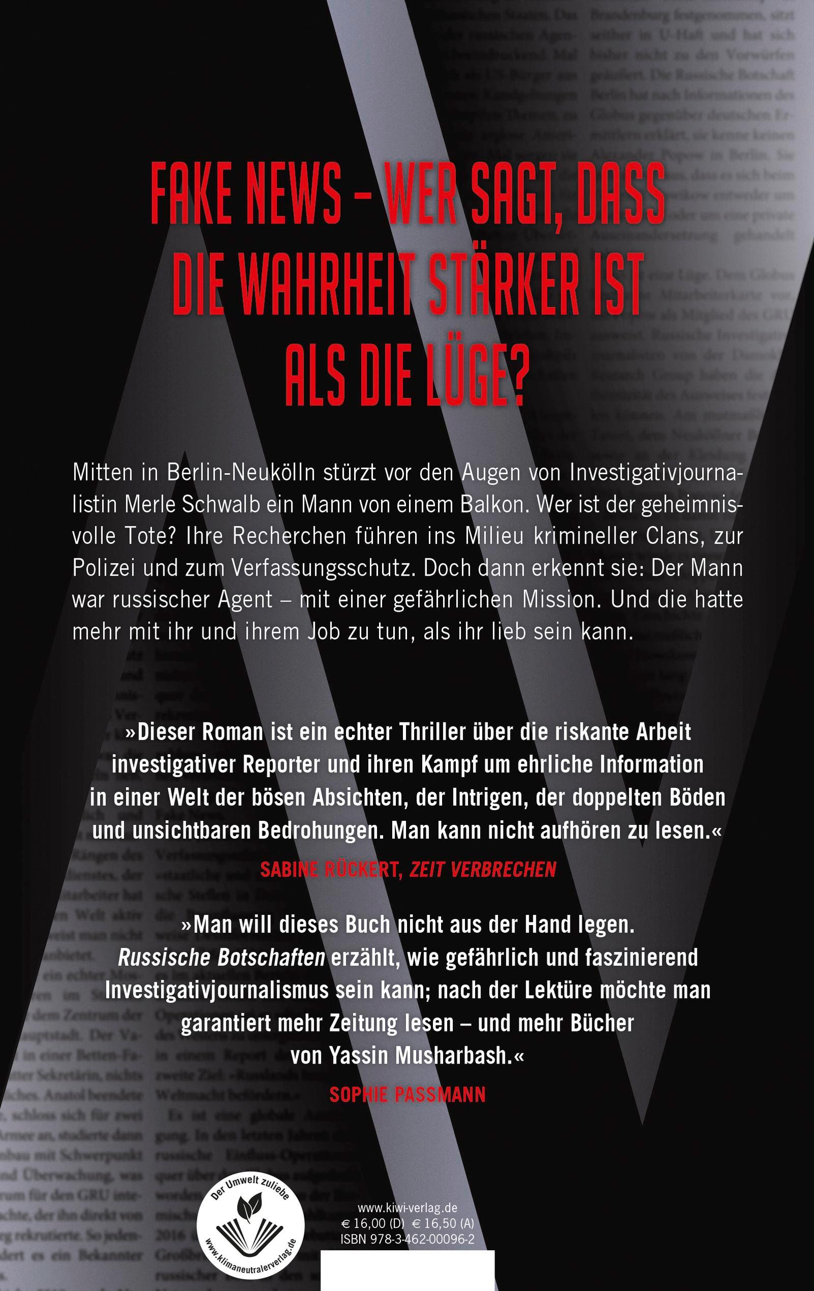 Rückseitencover Russische Botschaften