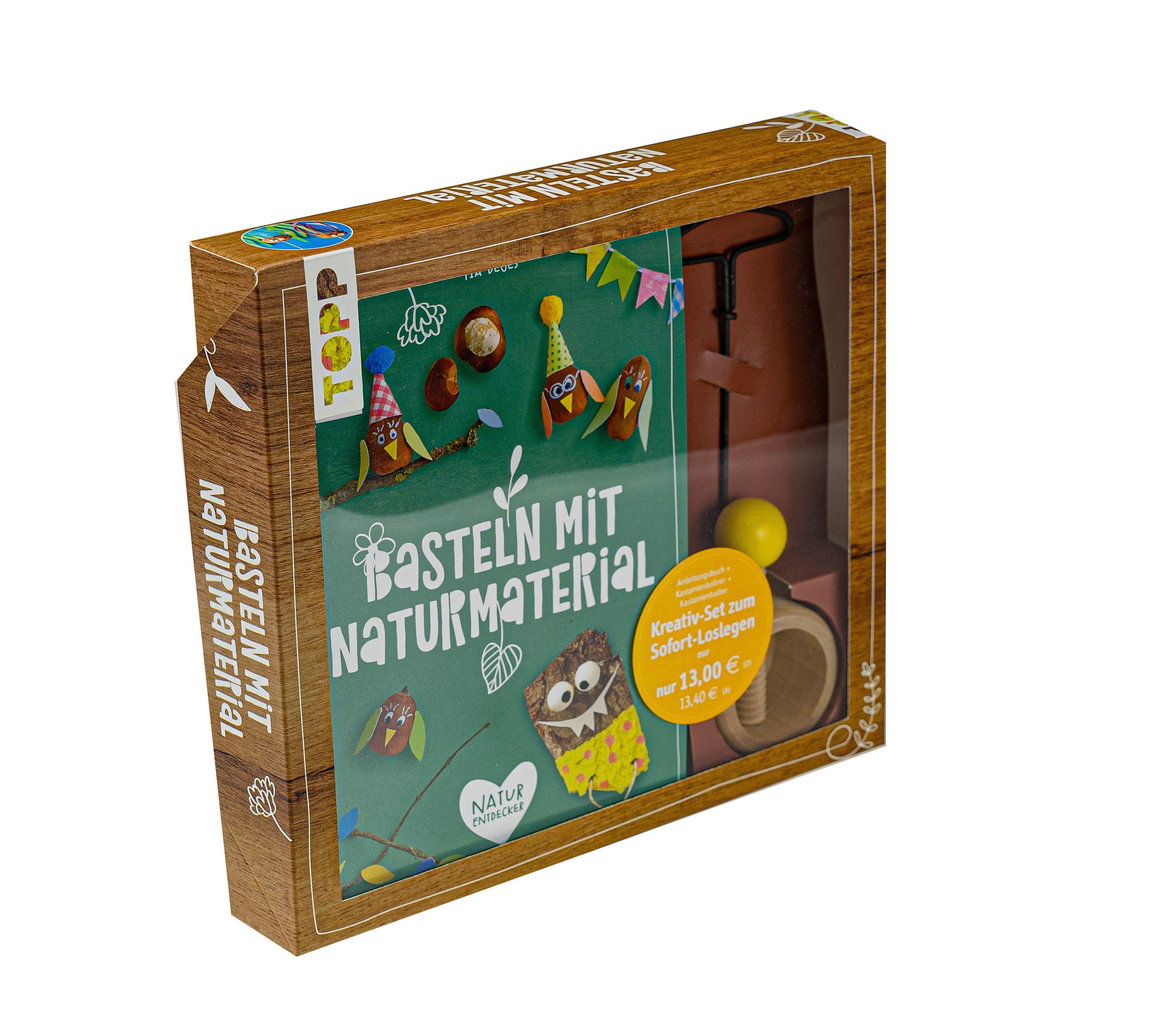 Vorderes Coverbild Kreativ-Set Basteln mit Naturmaterial