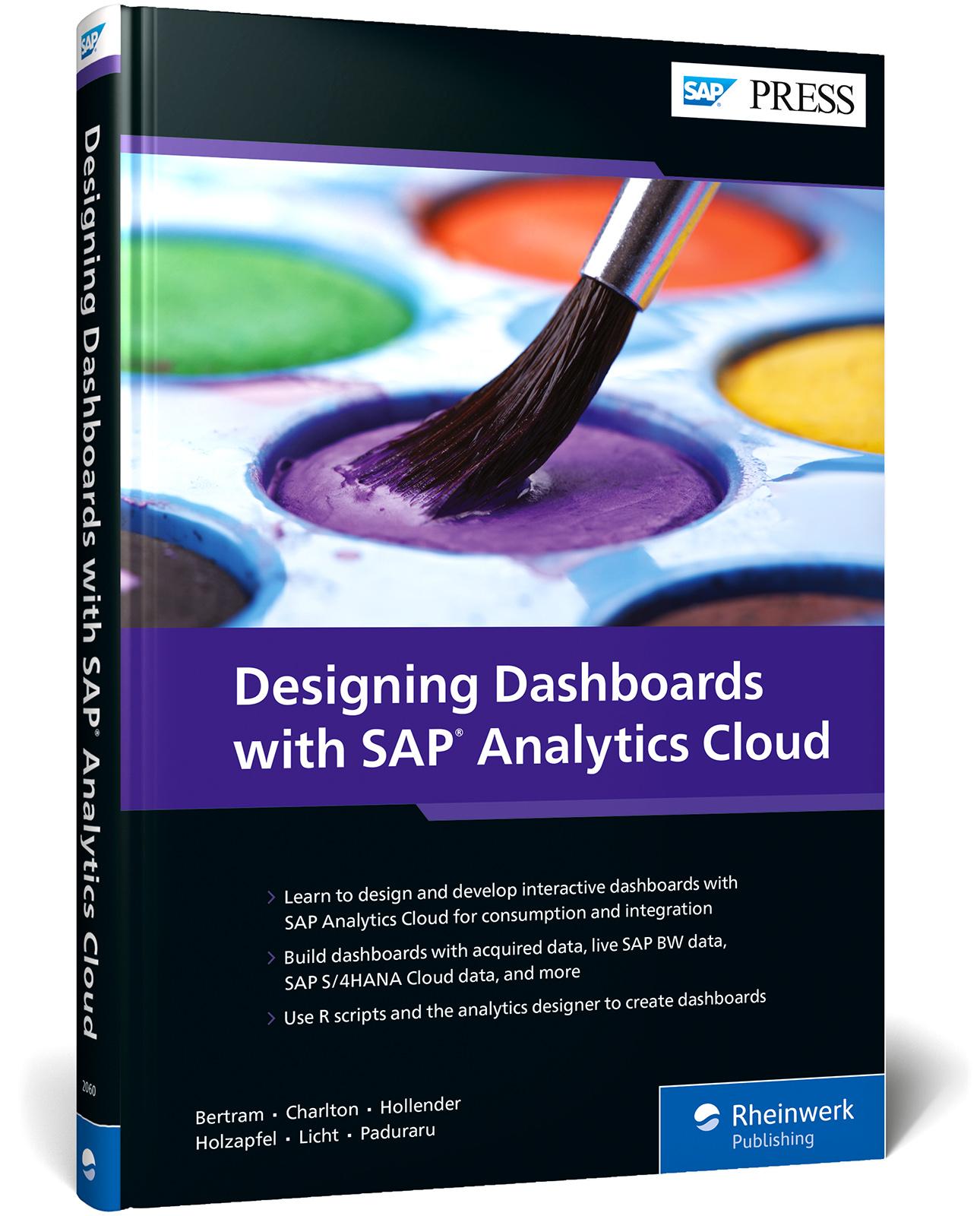 Vorderes Coverbild Designing Dashboards with SAP Analytics Cloud