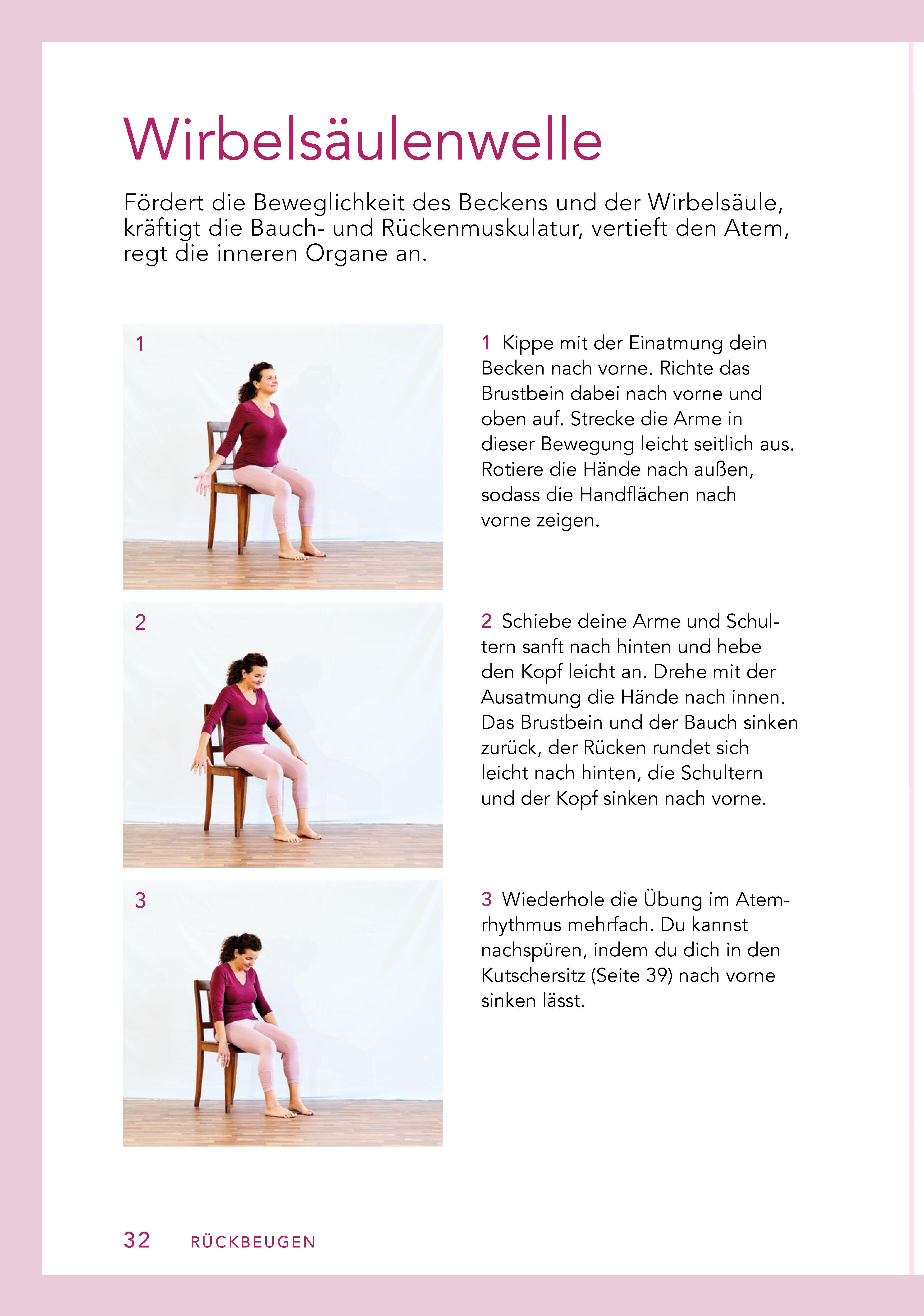 Beispielinhalt (Bild) Yoga auf dem Stuhl für Senioren
