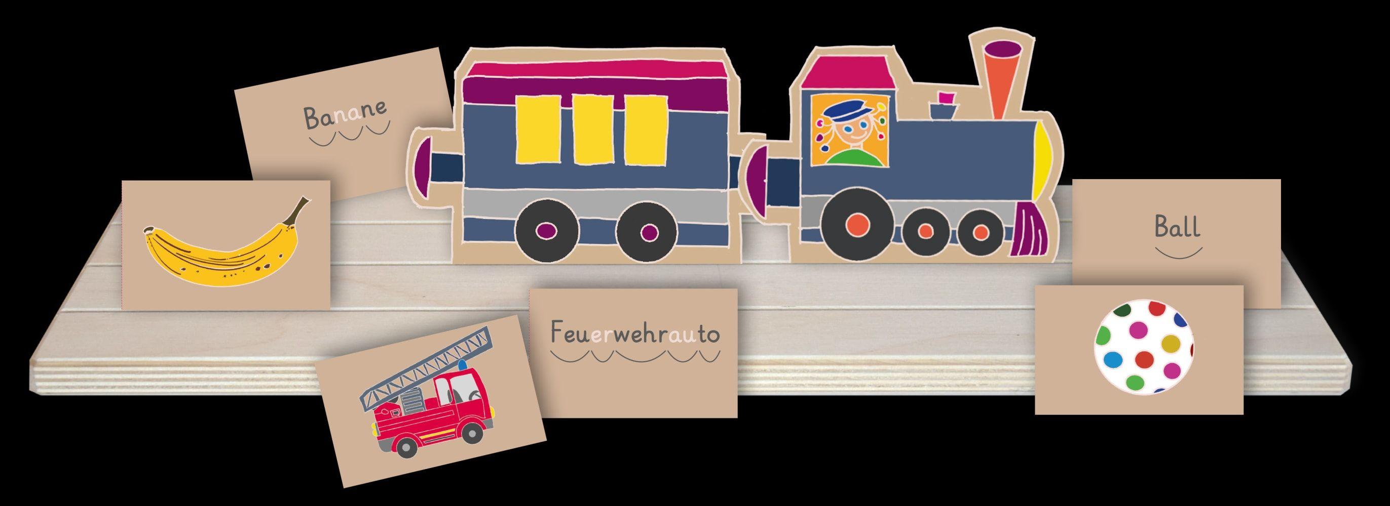 Beispielinhalt (Bild) Silben begreifen mit der Erzählschiene