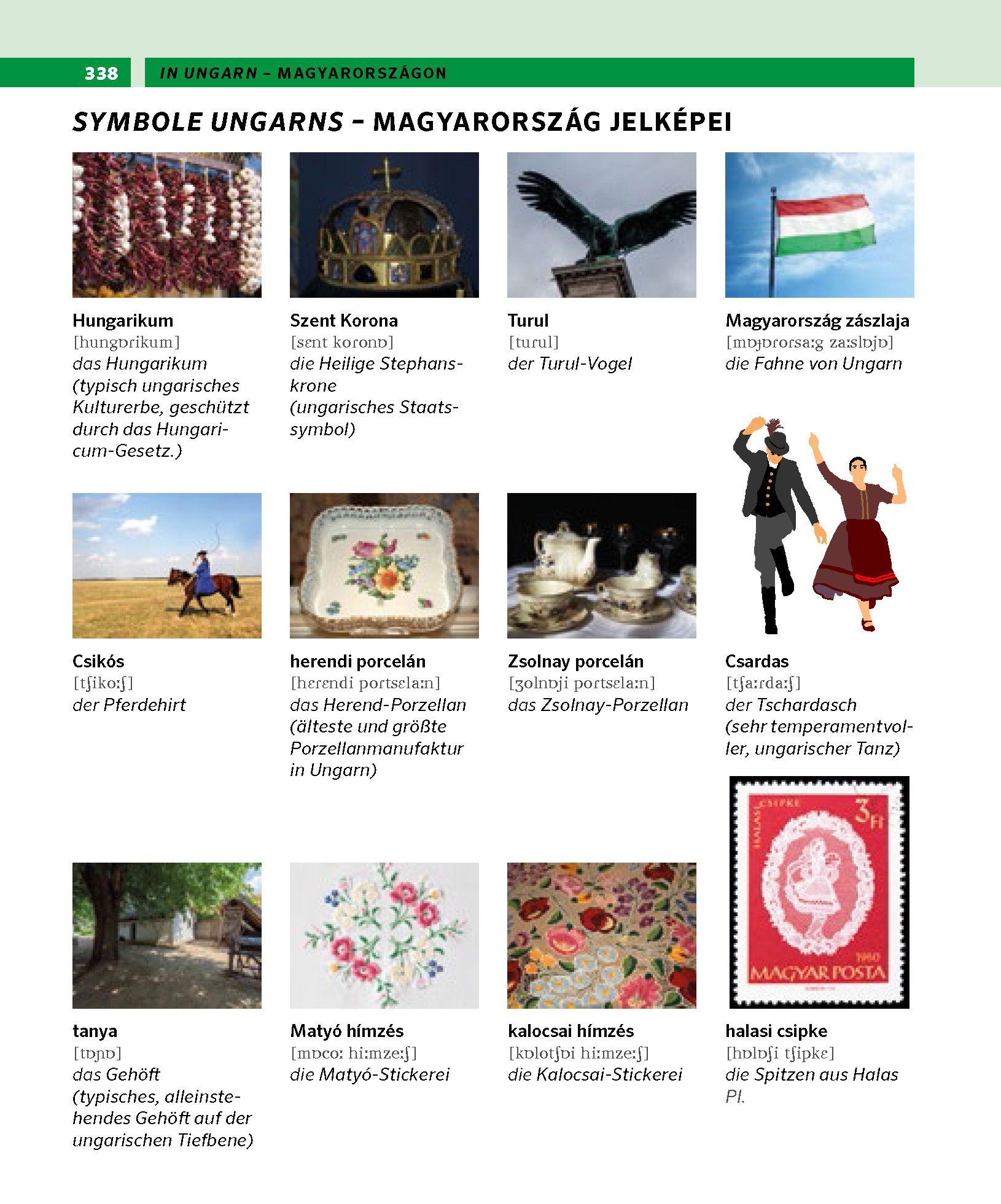 Beispielinhalt (Bild) PONS Bildwörterbuch Ungarisch
