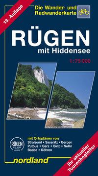 Vorderes Coverbild Deutsche Ostseeküste 06. Rügen mit Hiddensee 1 : 75 000