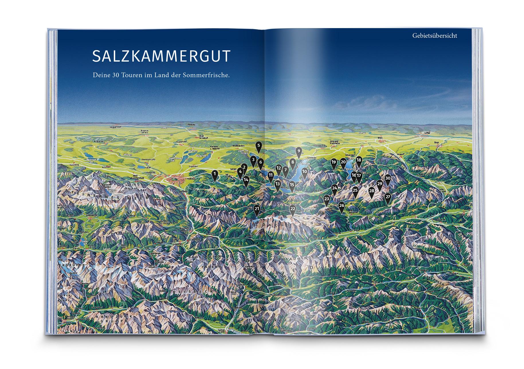 Beispielinhalt (Bild) KOMPASS Dein Augenblick Salzkammergut