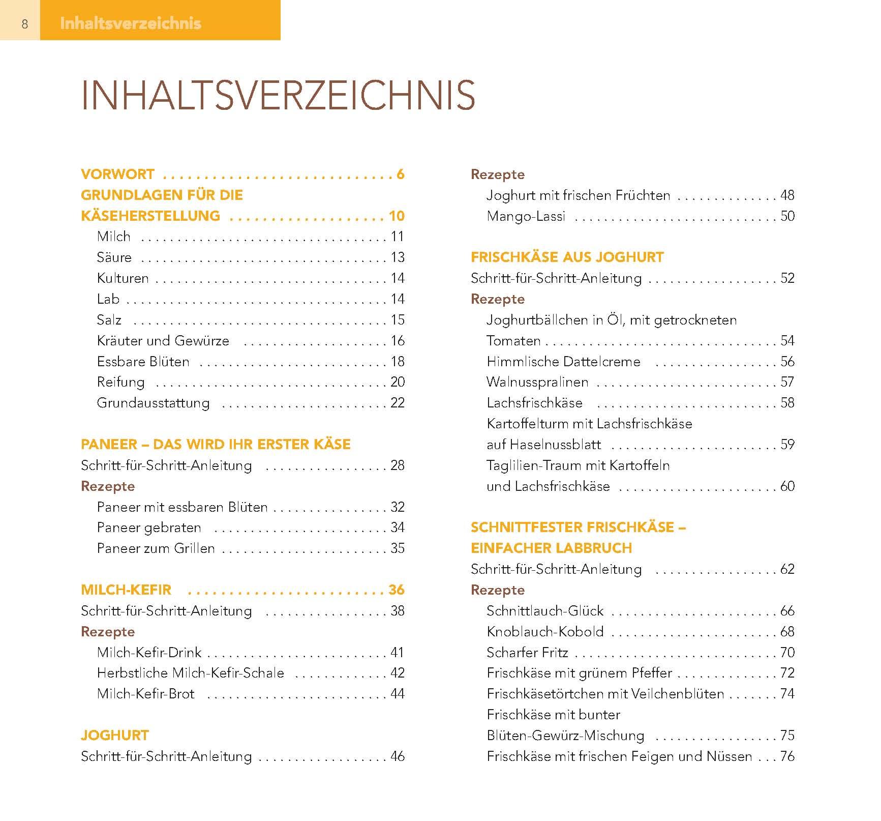 Beispielinhalt (Bild) Frisches aus der Milchwerkstatt