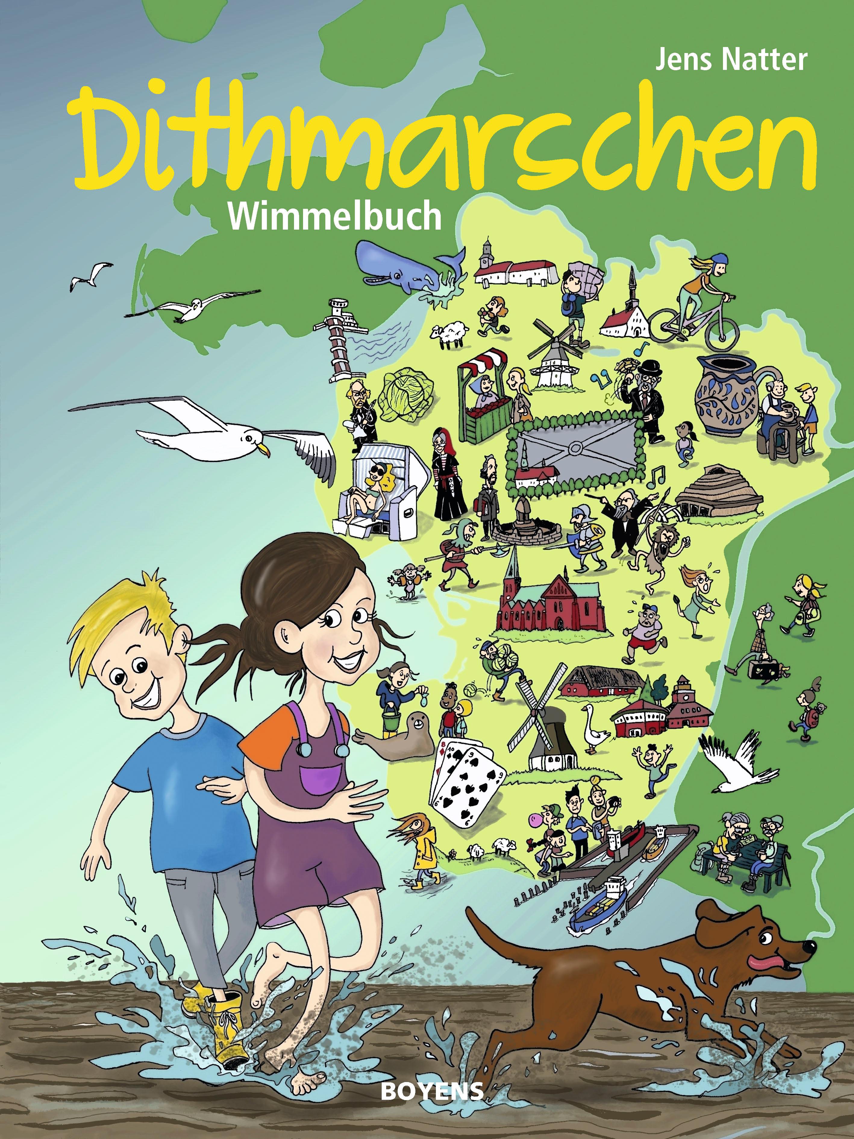 Vorderes Coverbild Wimmelbuch Dithmarschen