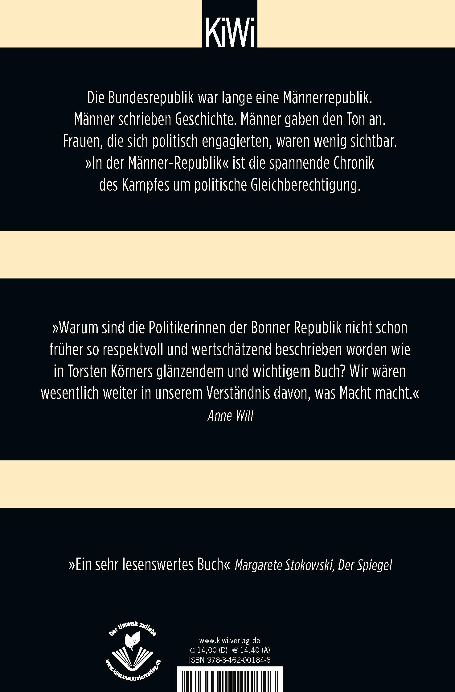 Rückseitencover In der Männer-Republik