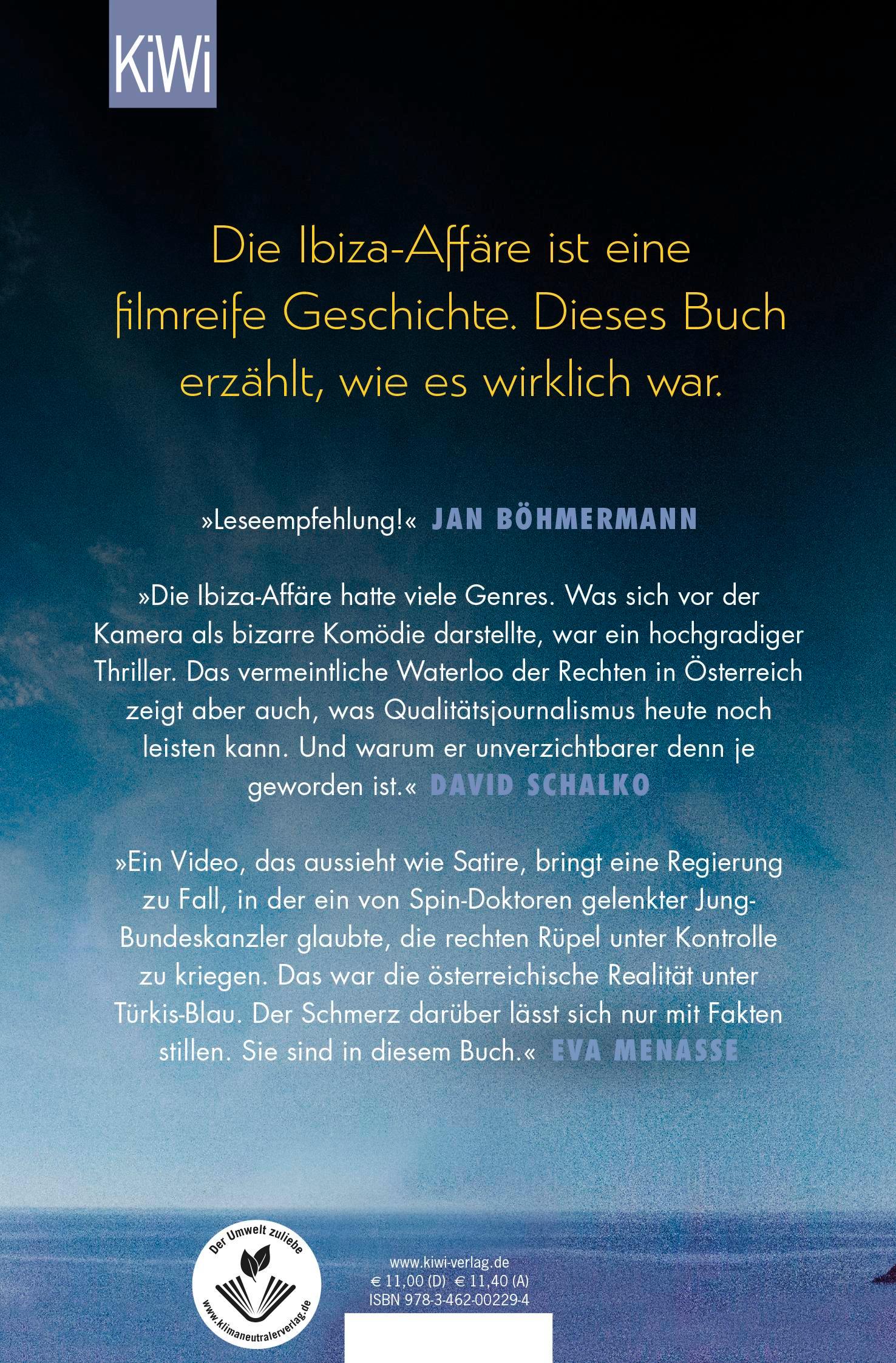 Rückseitencover Die Ibiza-Affäre - Filmbuch