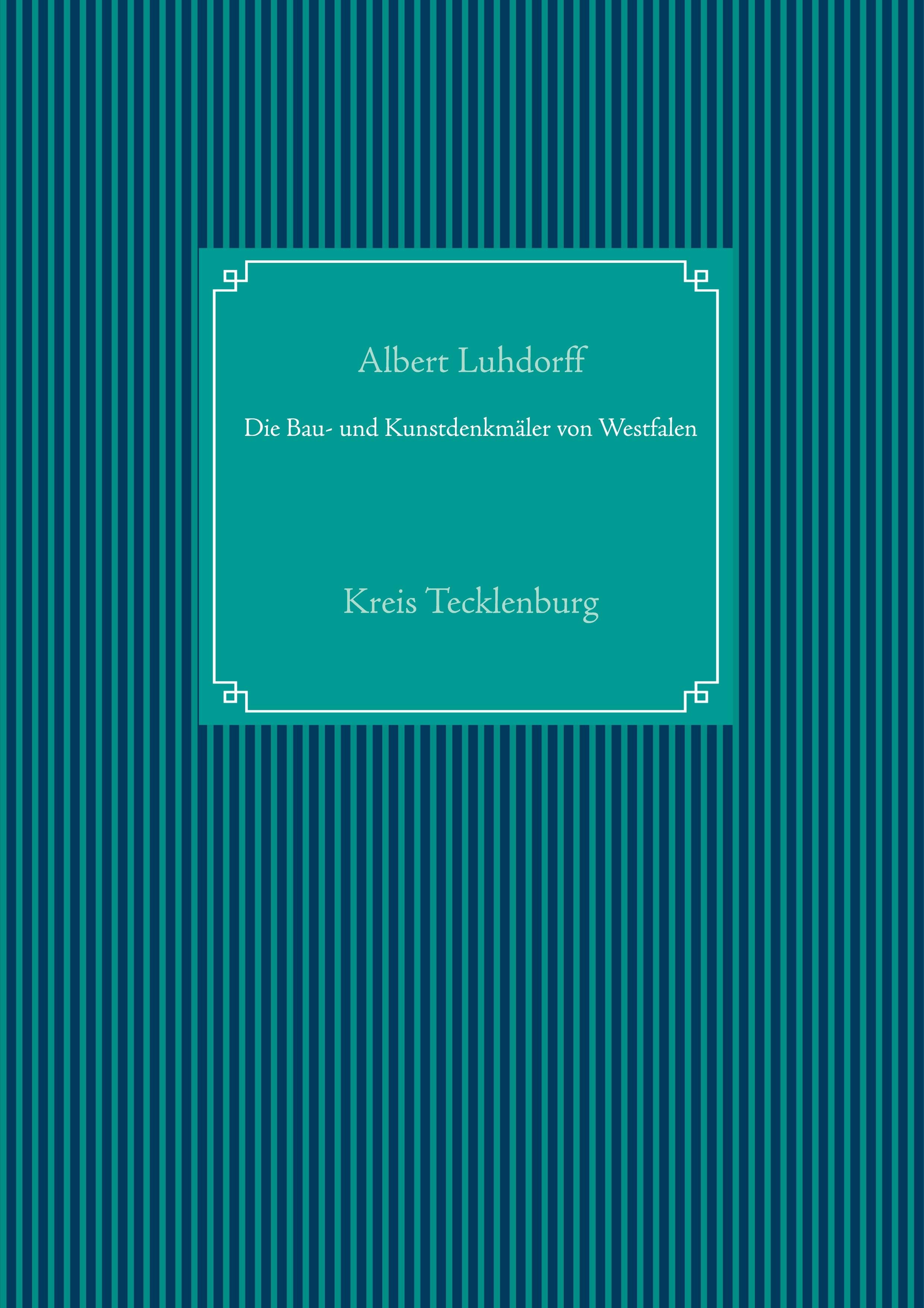 Vorderes Coverbild Die Bau- und Kunstdenkmäler von Westfalen