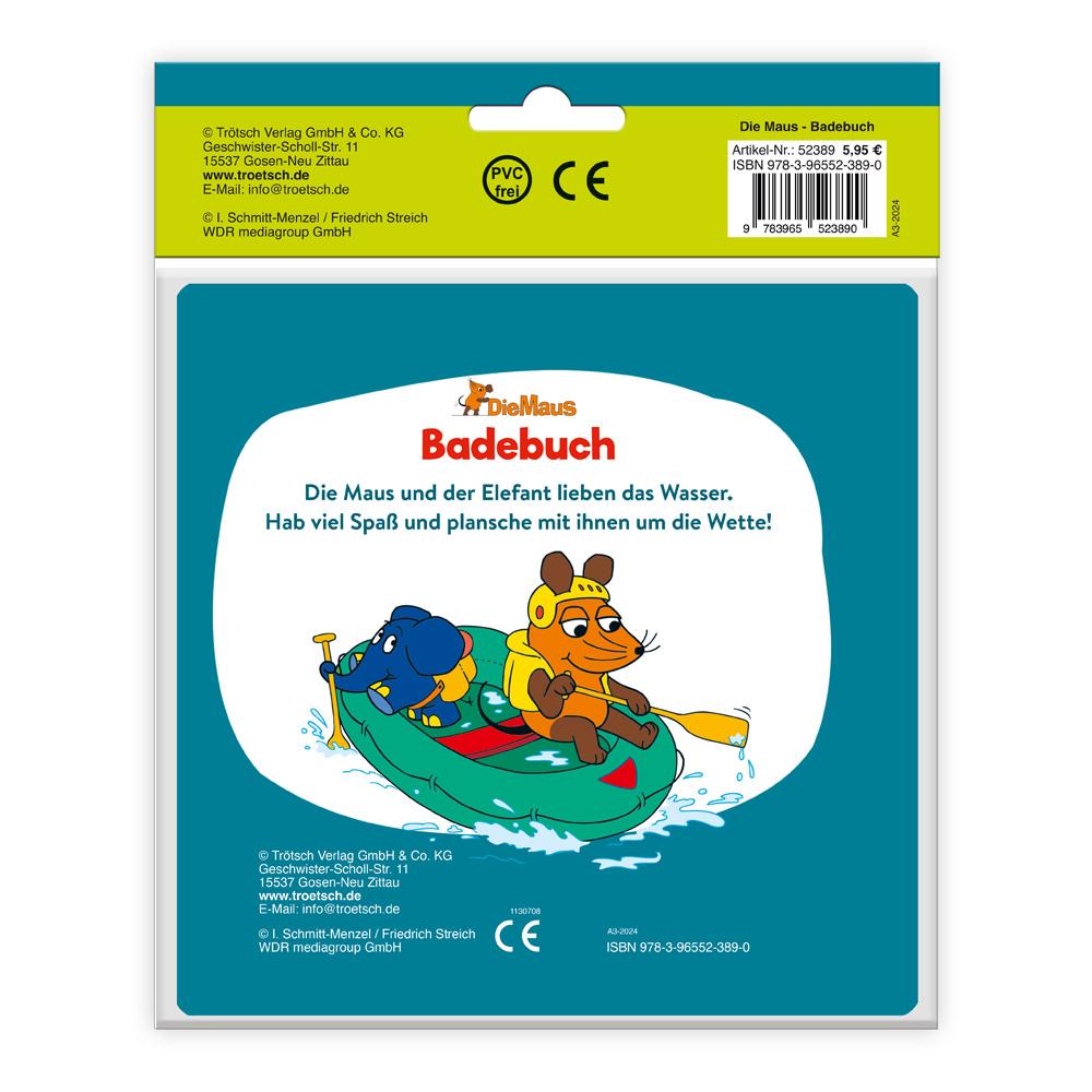 Rückseitencover Trötsch Die Maus Badebuch