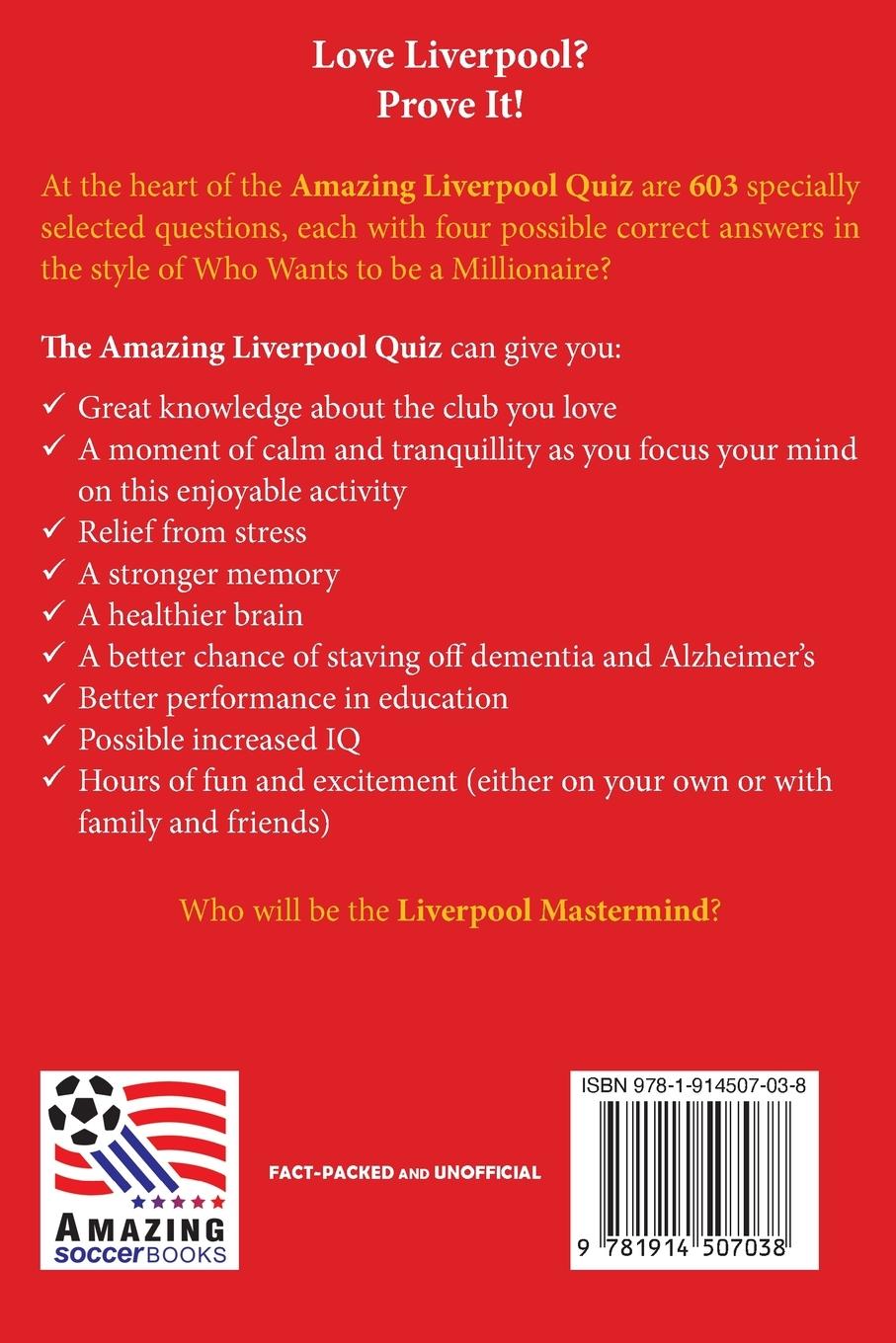 Rückseitencover The Amazing Liverpool Quiz