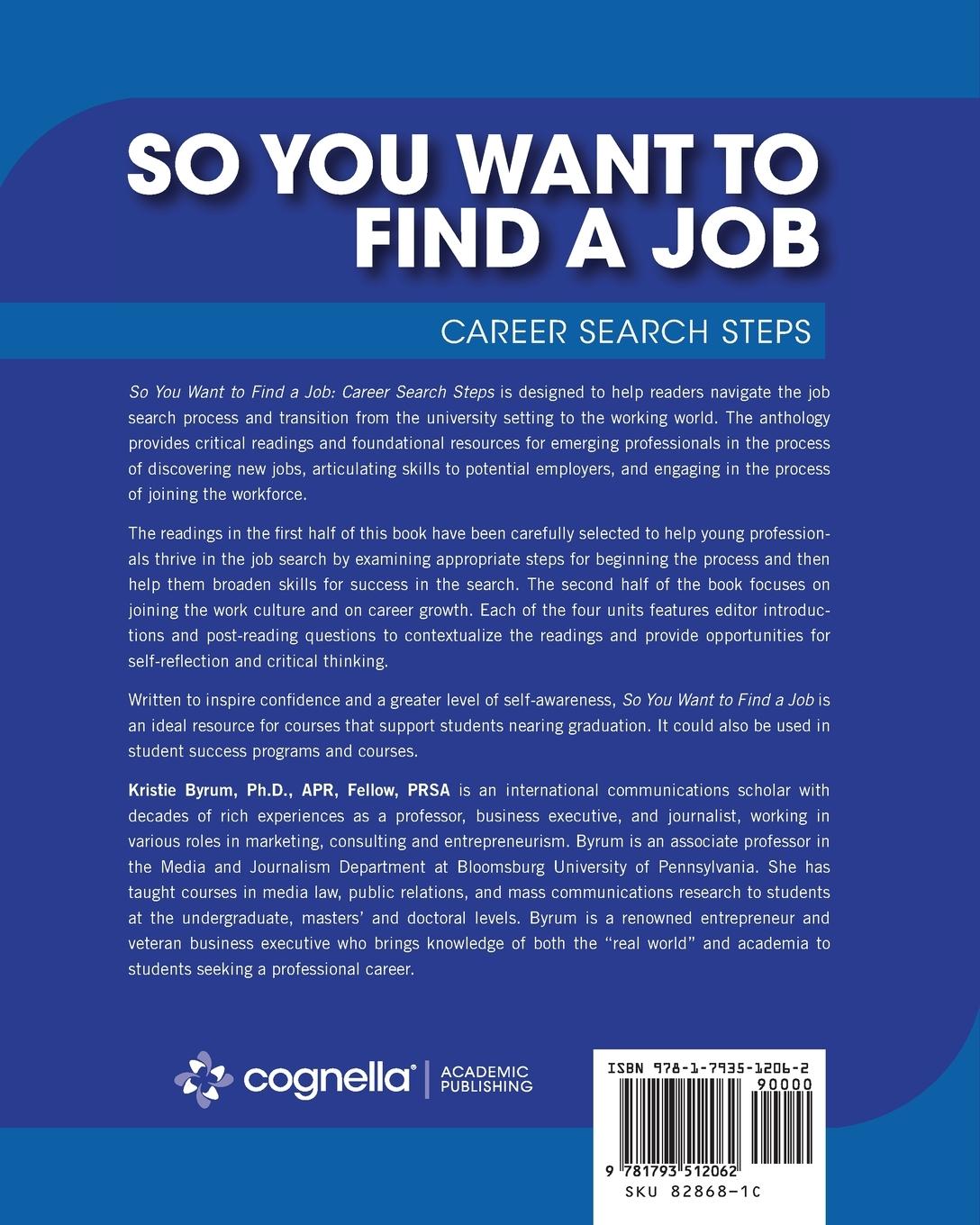 Rückseitencover So You Want to Find a Job