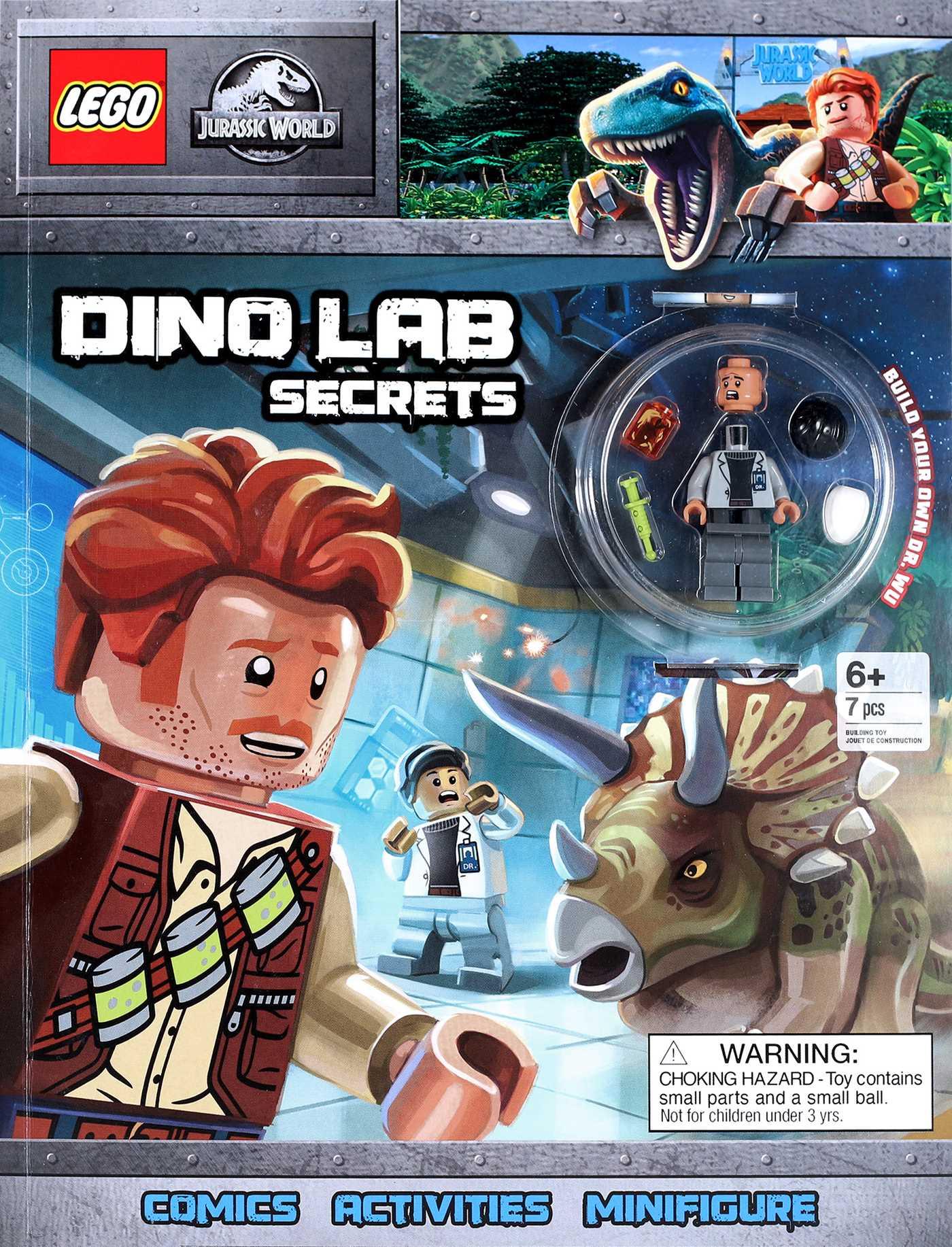 Vorderes Coverbild Lego Jurassic World: Dino Lab Secrets