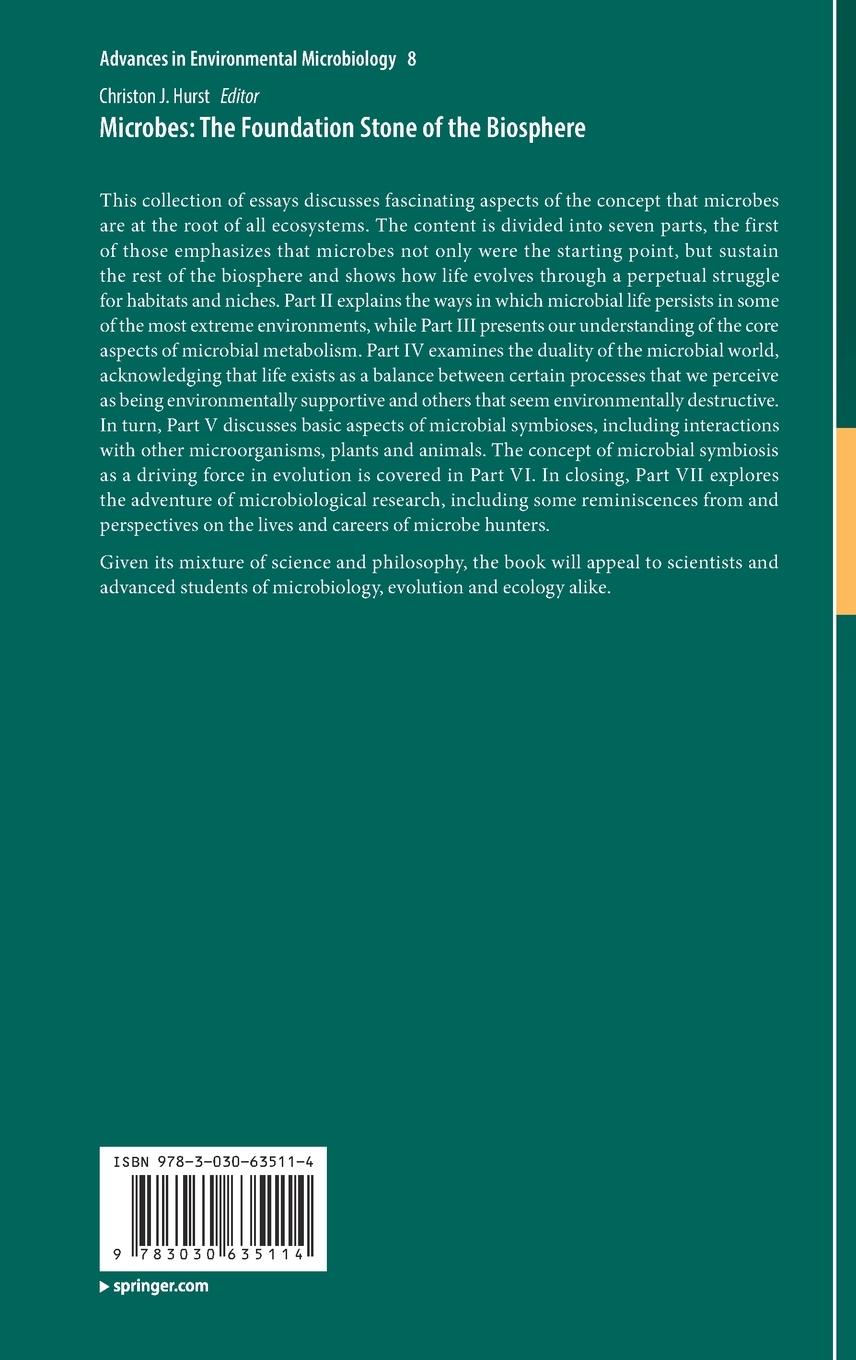 Rückseitencover Microbes: The Foundation Stone of the Biosphere