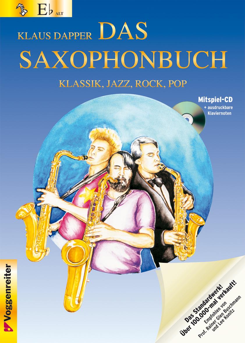 Vorderes Coverbild Das Saxophonbuch Eb und Bb