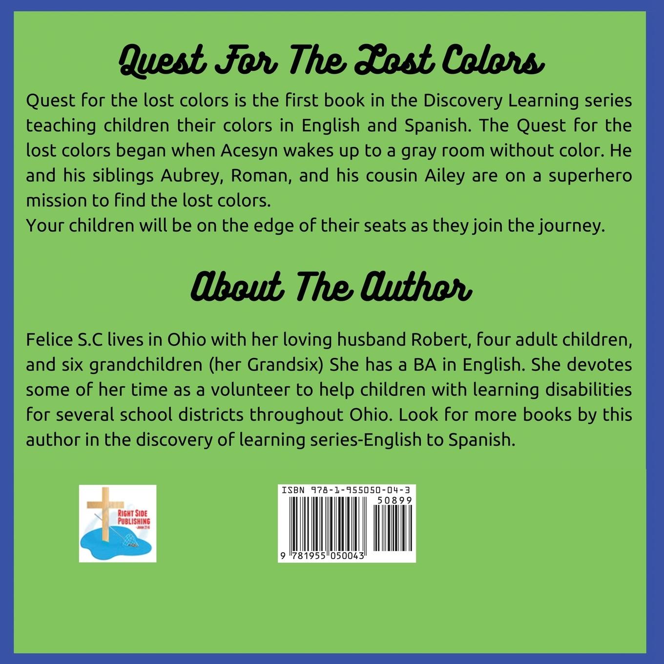 Rückseitencover Quest for the Lost Colors