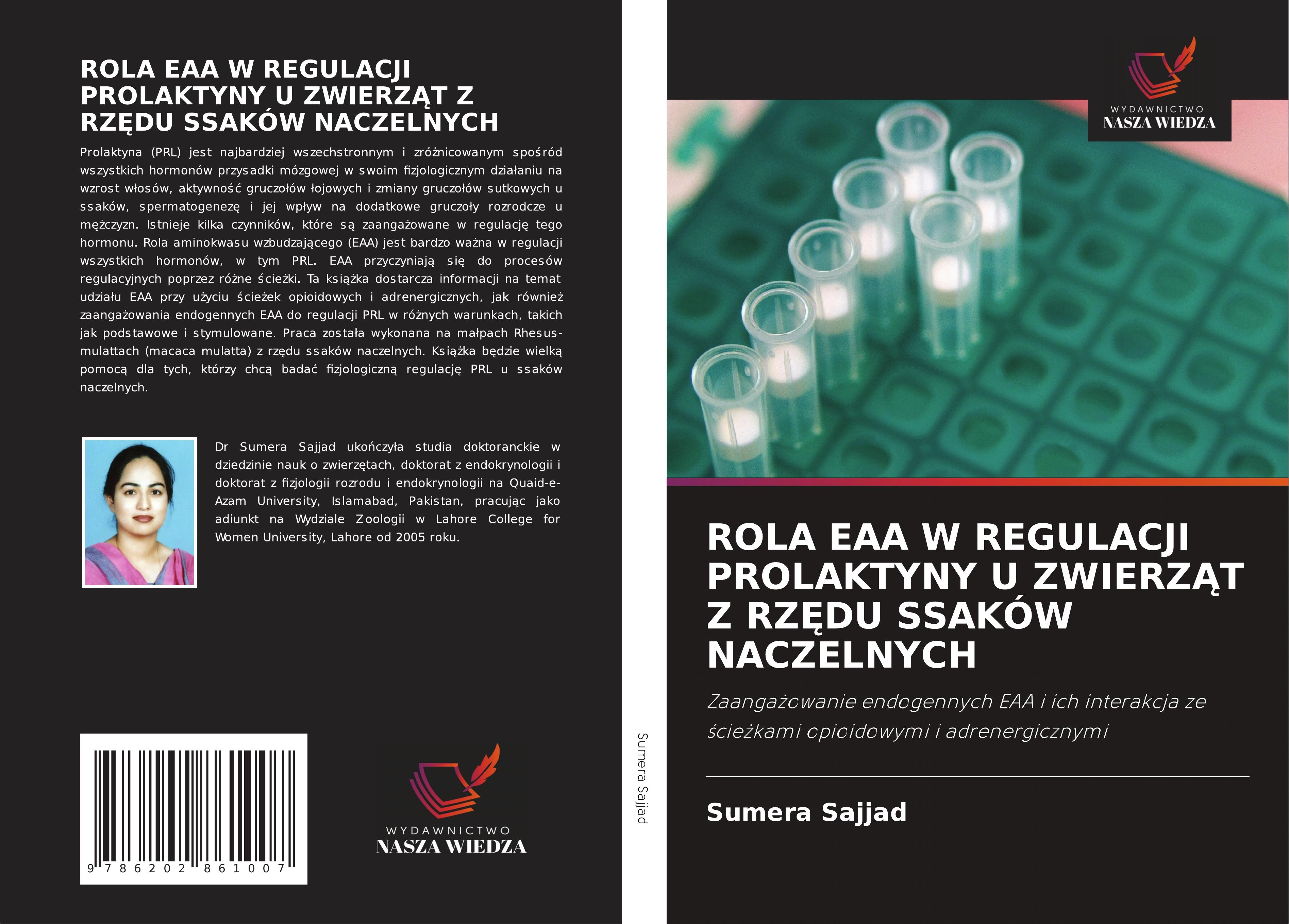 Vorderes Coverbild ROLA EAA W REGULACJI PROLAKTYNY U ZWIERZ¿T Z RZ¿DU SSAKÓW NACZELNYCH
