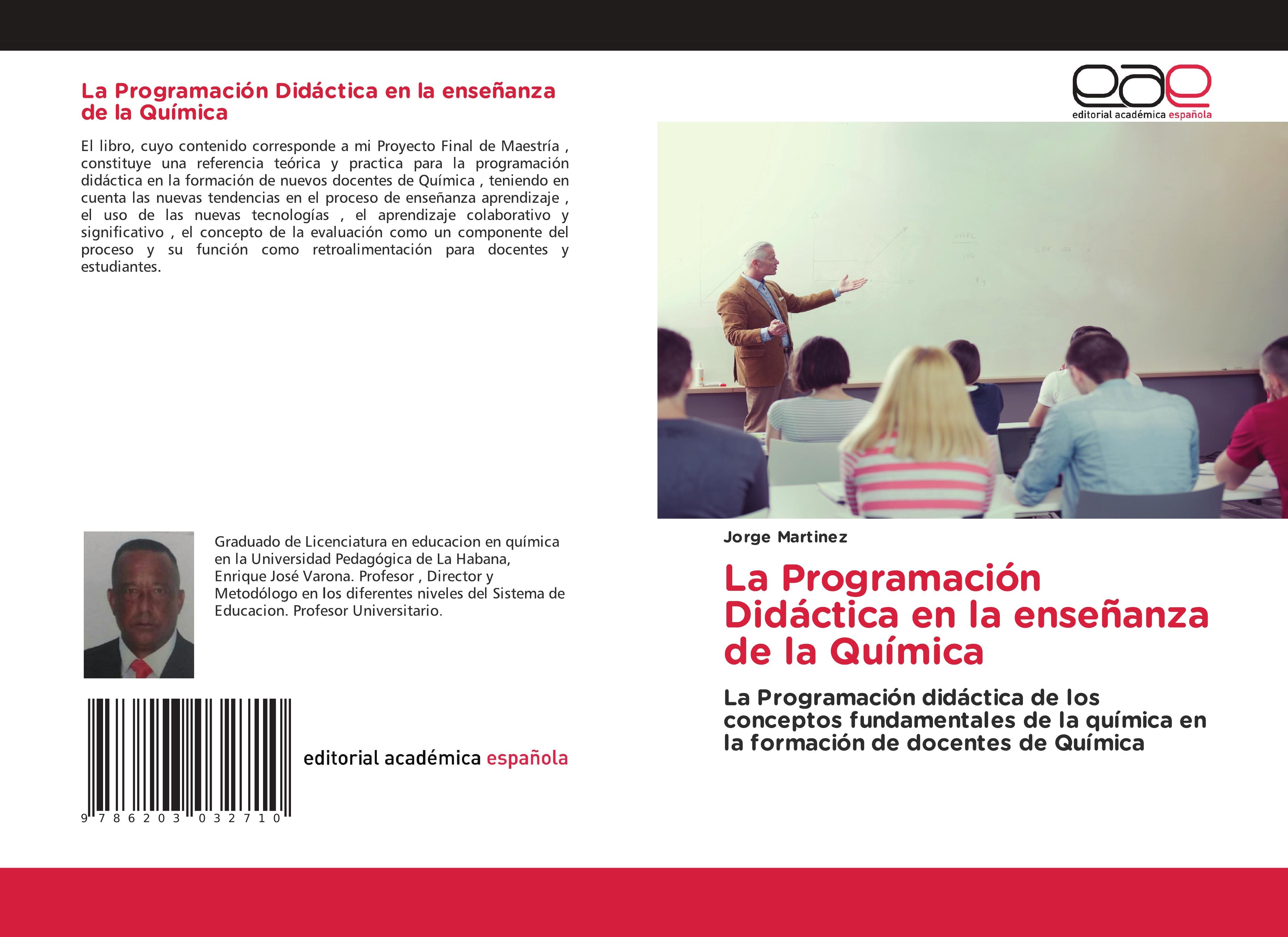 Vorderes Coverbild La Programación Didáctica en la enseñanza de la Química