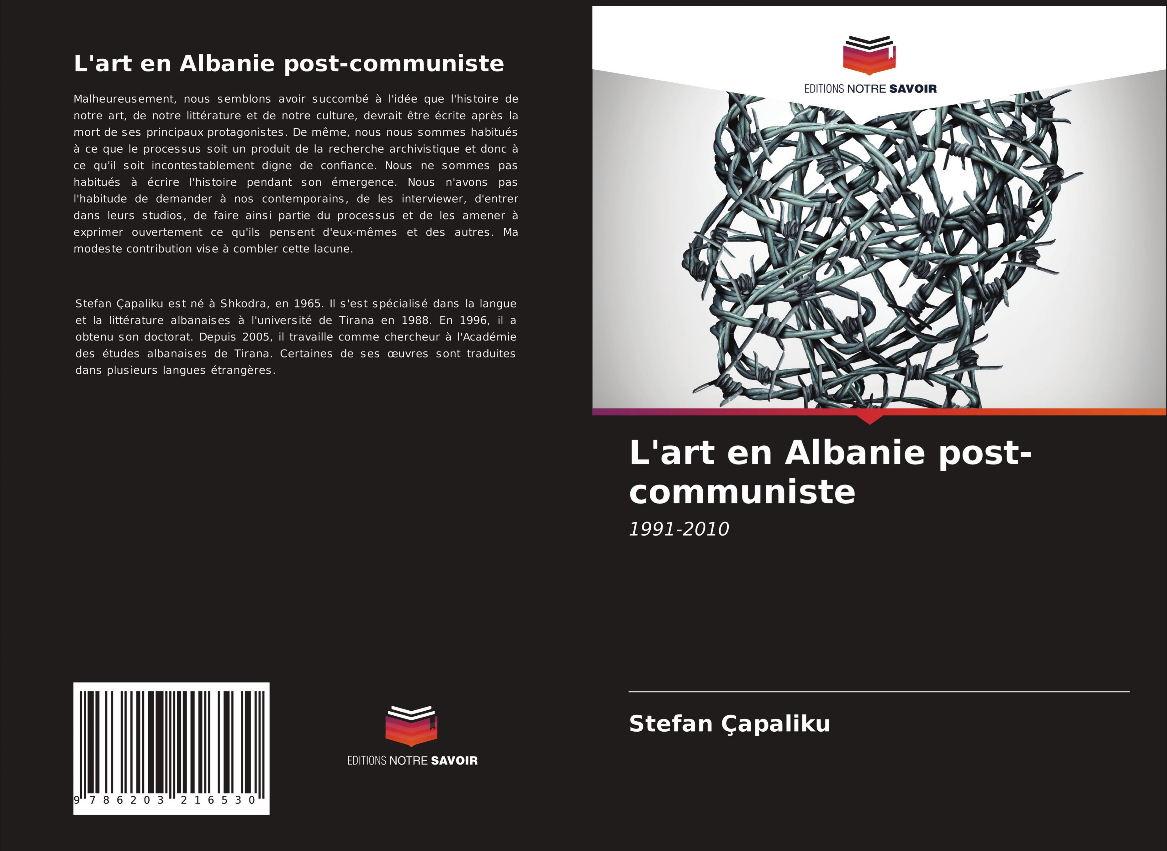 Vorderes Coverbild L'art en Albanie post-communiste