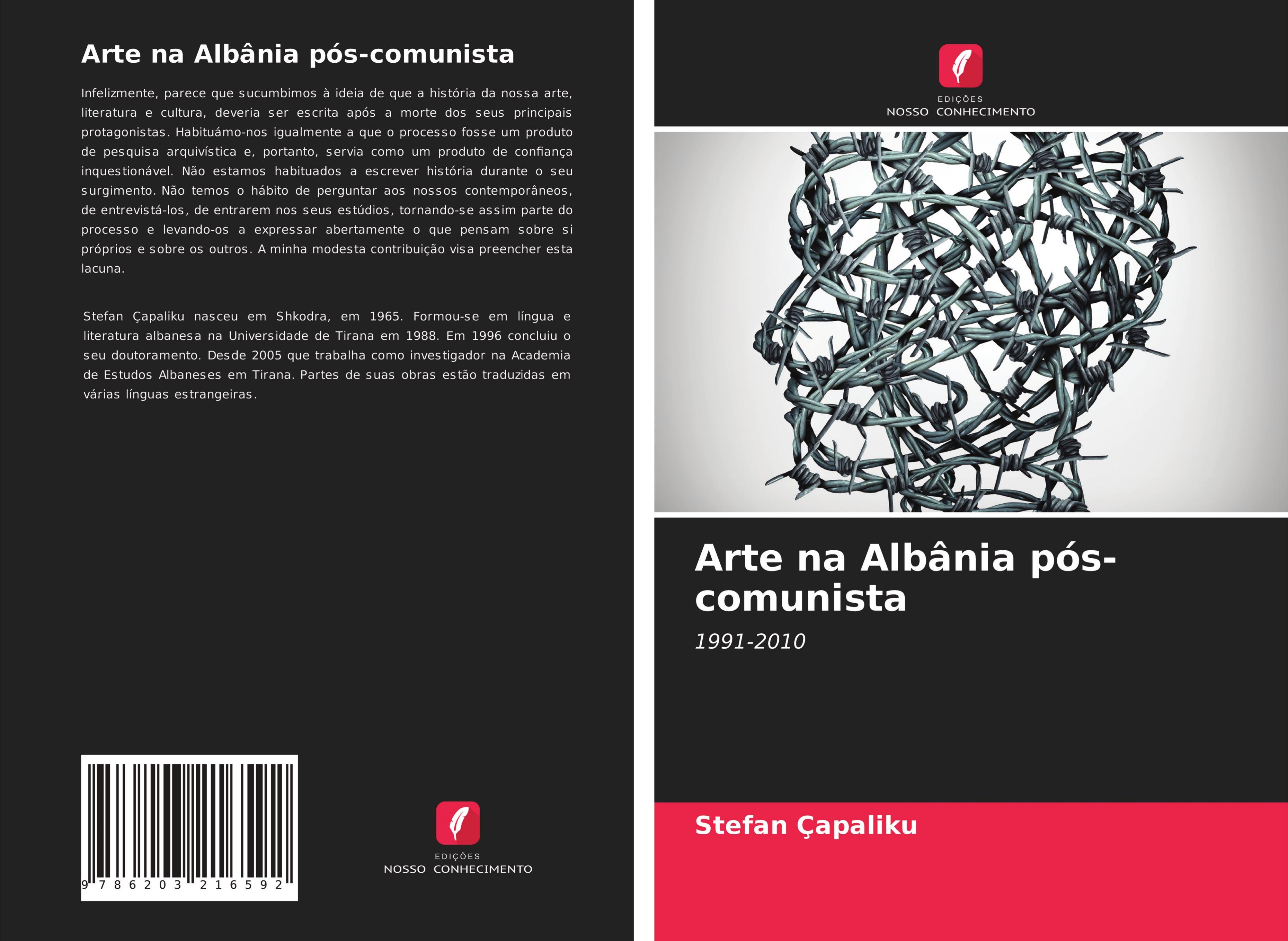 Vorderes Coverbild Arte na Albânia pós-comunista