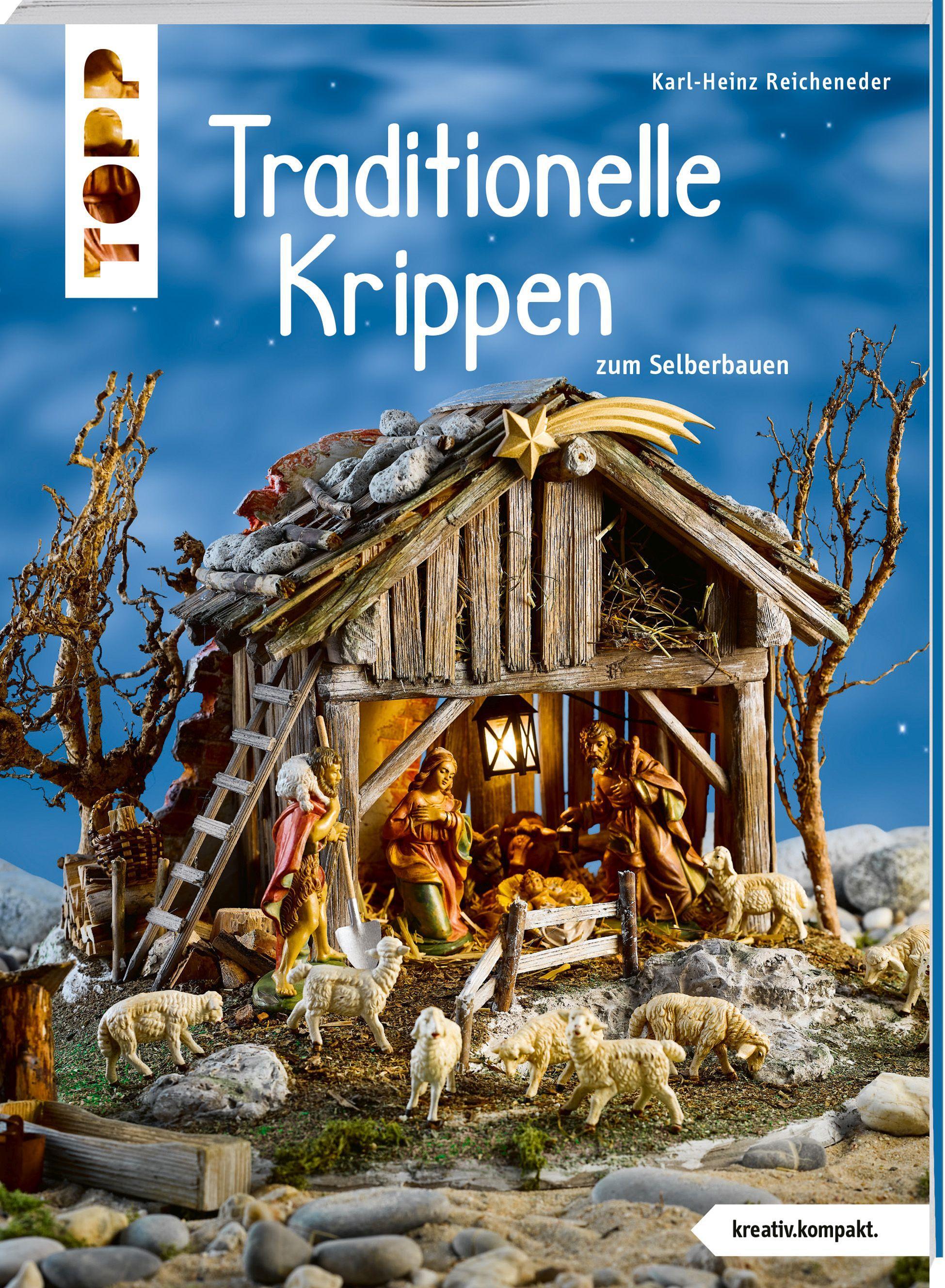 Vorderes Coverbild Traditionelle Krippen zum Selberbauen (kreativ.kompakt)