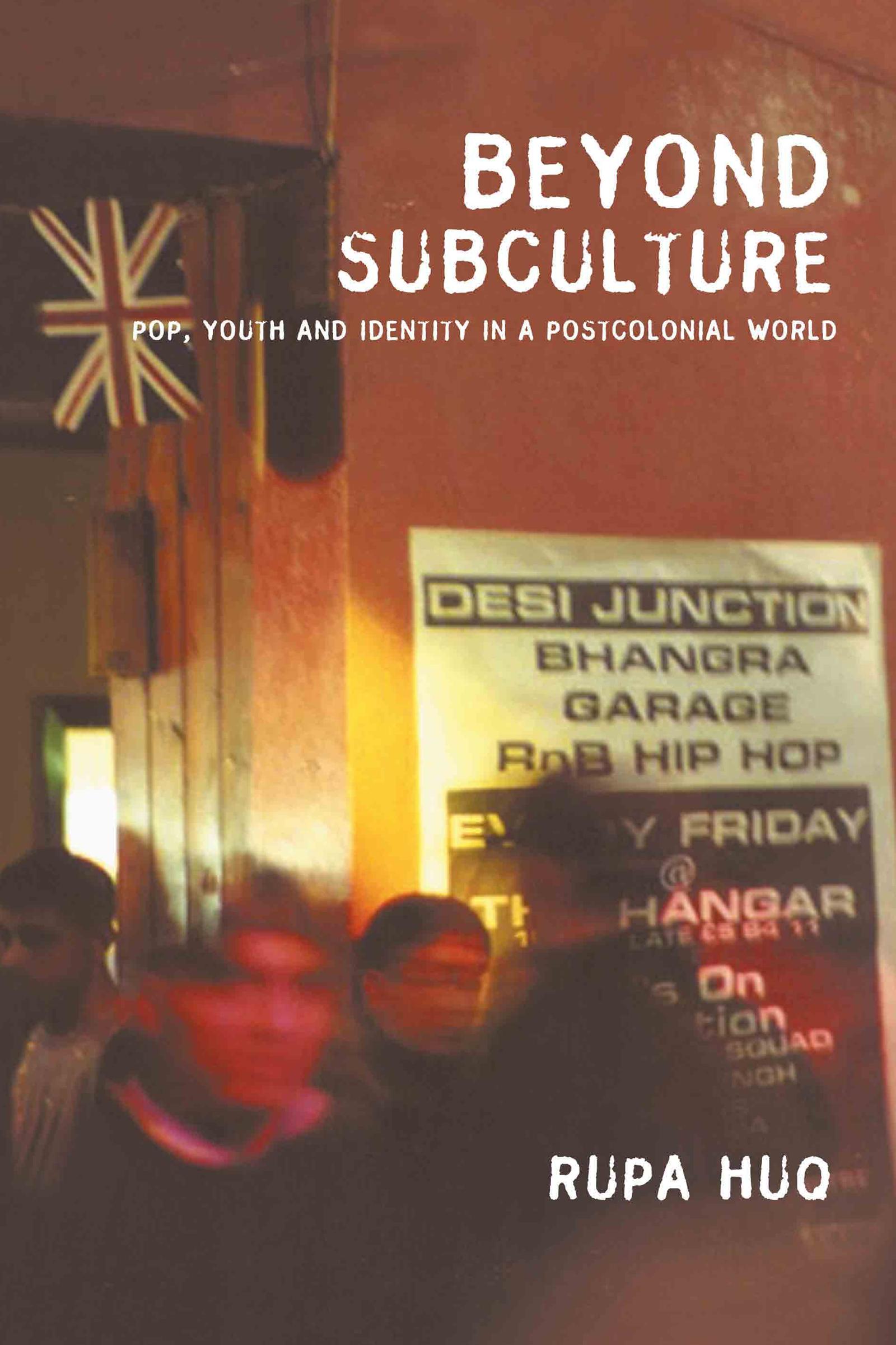 Vorderes Coverbild Beyond Subculture