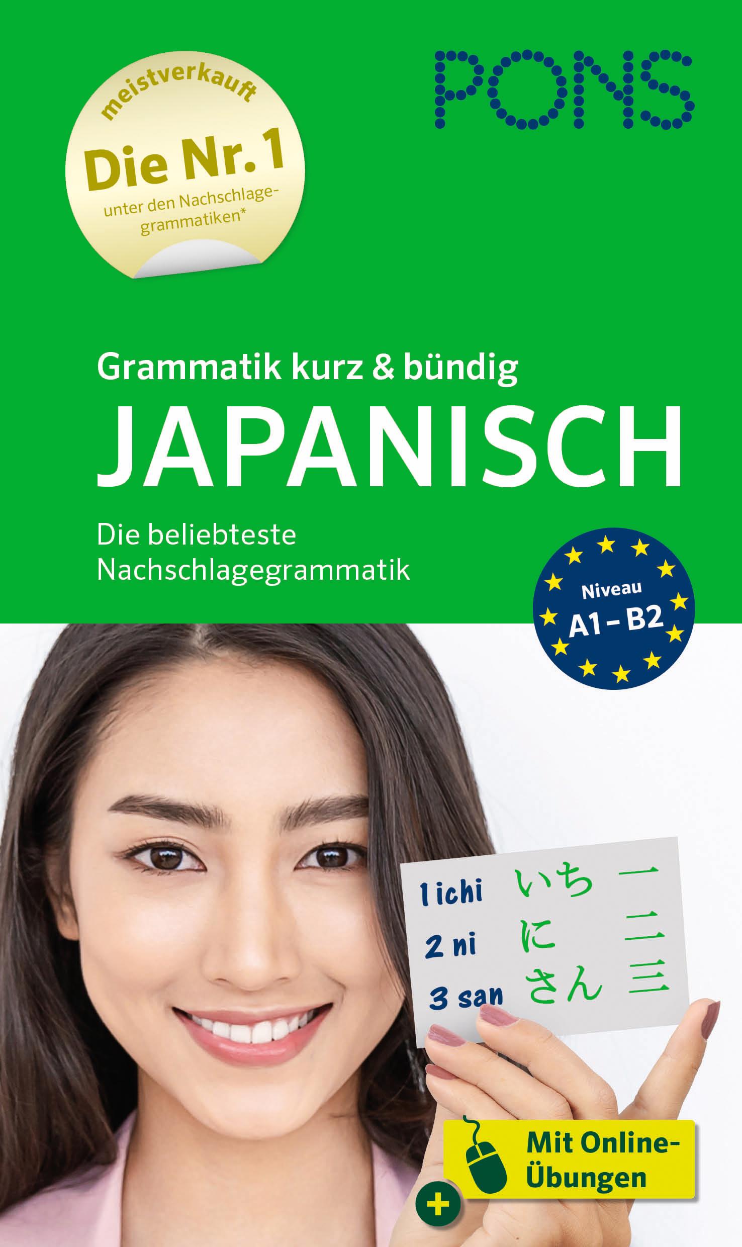 Vorderes Coverbild PONS Grammatik kurz & bündig Japanisch