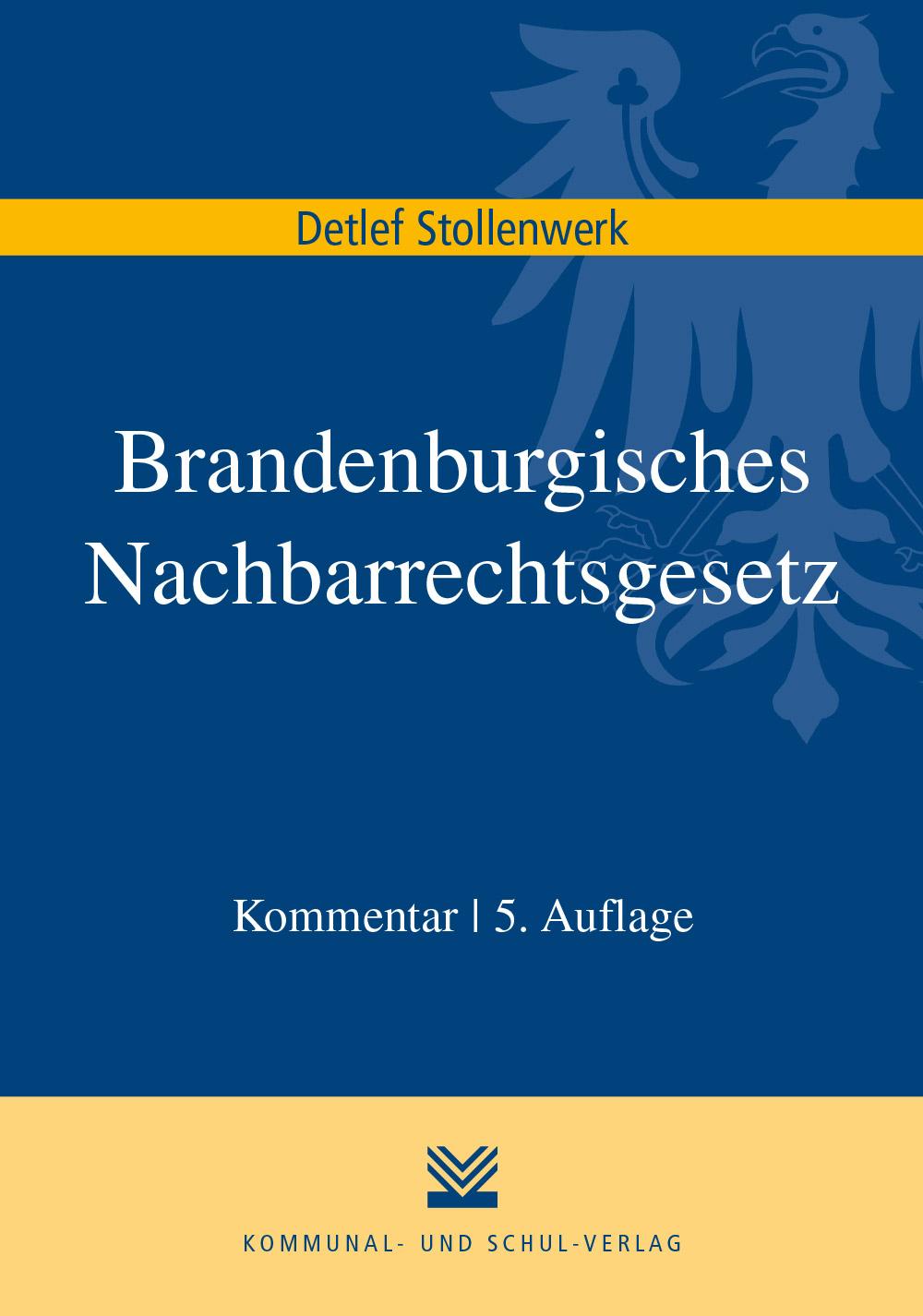 Vorderes Coverbild Brandenburgisches Nachbarrechtsgesetz