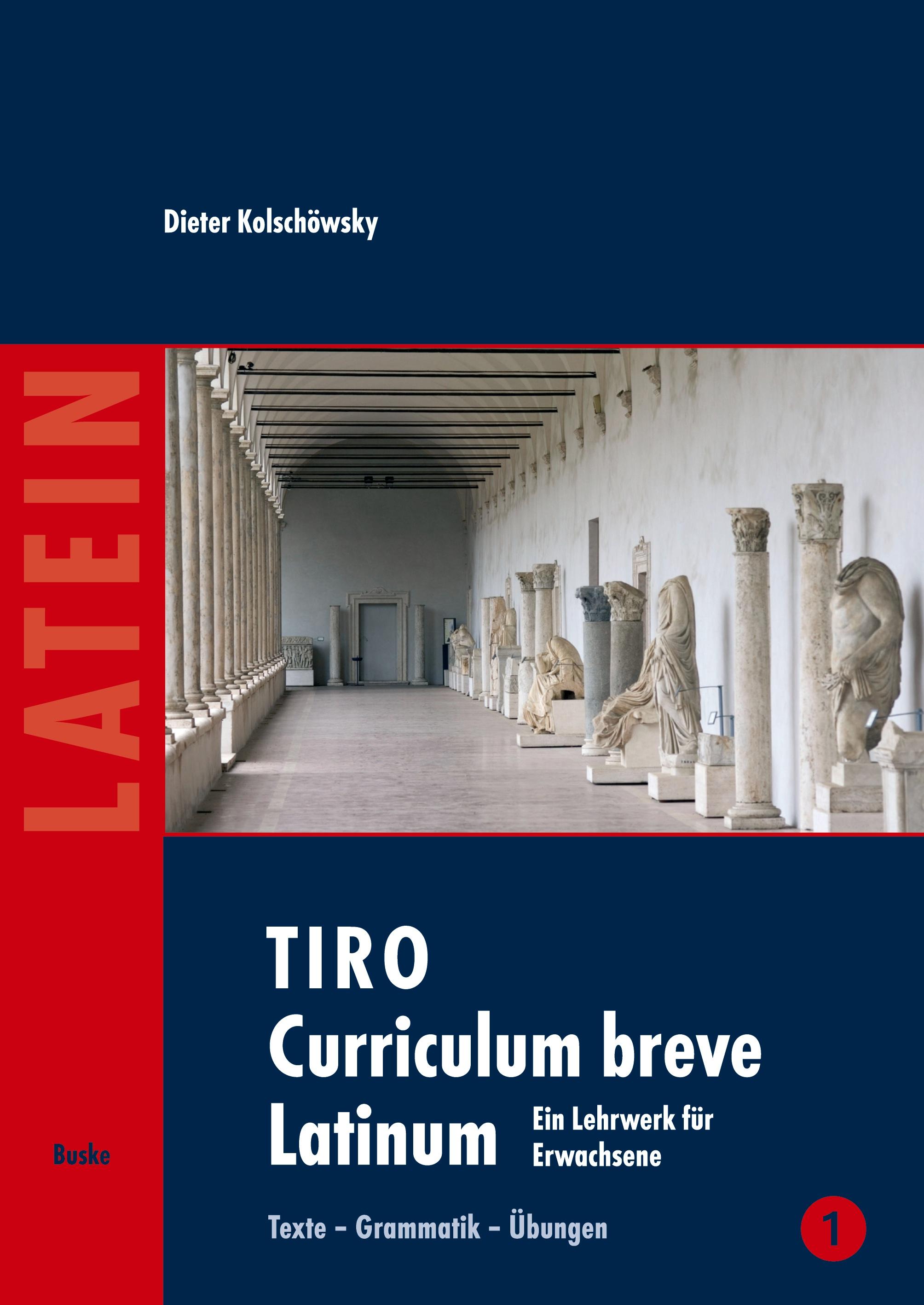 Vorderes Coverbild TIRO Curriculum breve Latinum (1)