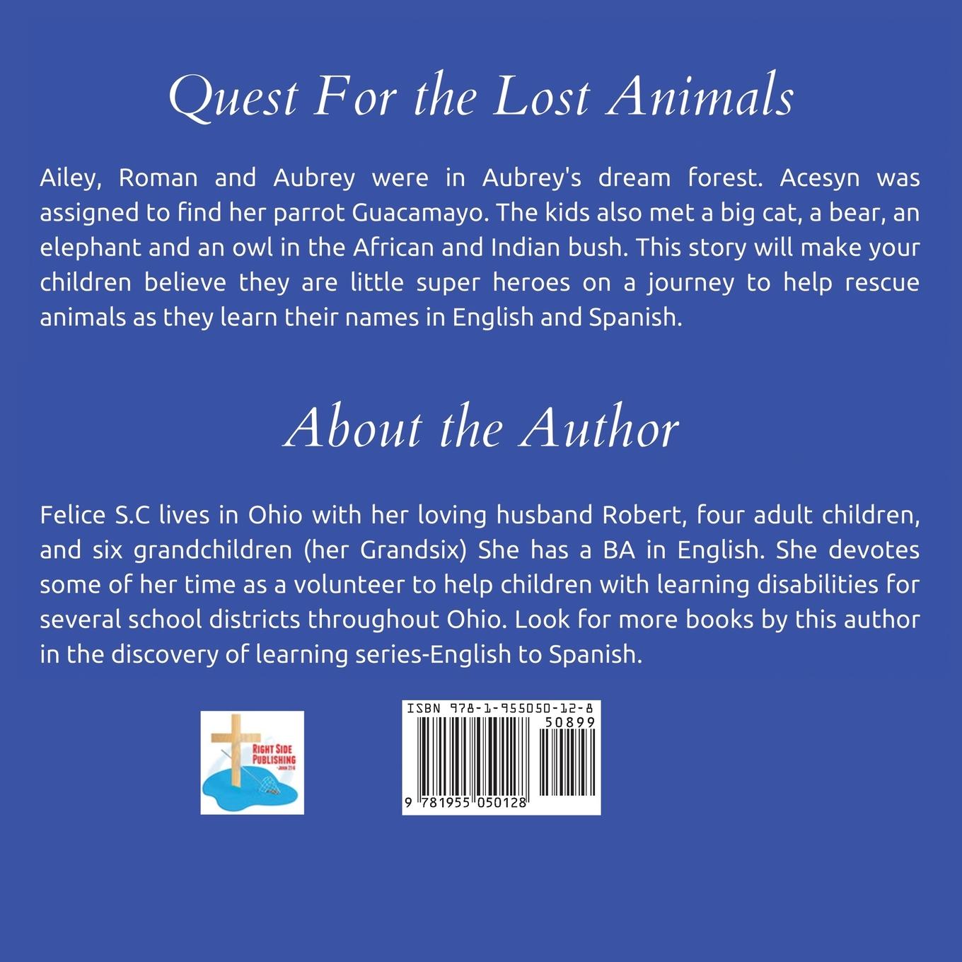 Rückseitencover Quest for the Lost Animals