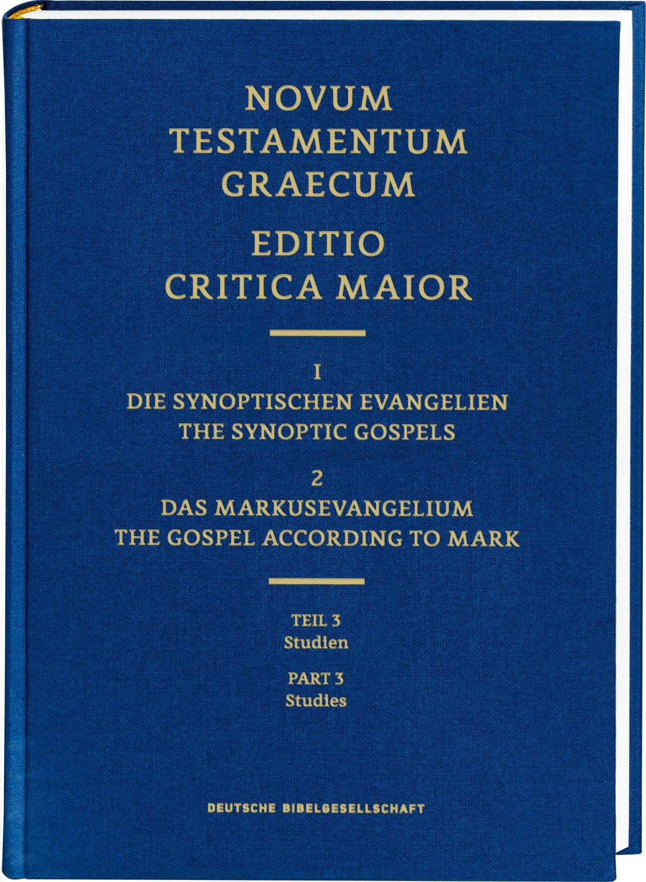 Vorderes Coverbild ECM I/2.3. Markusevangelium. Studien