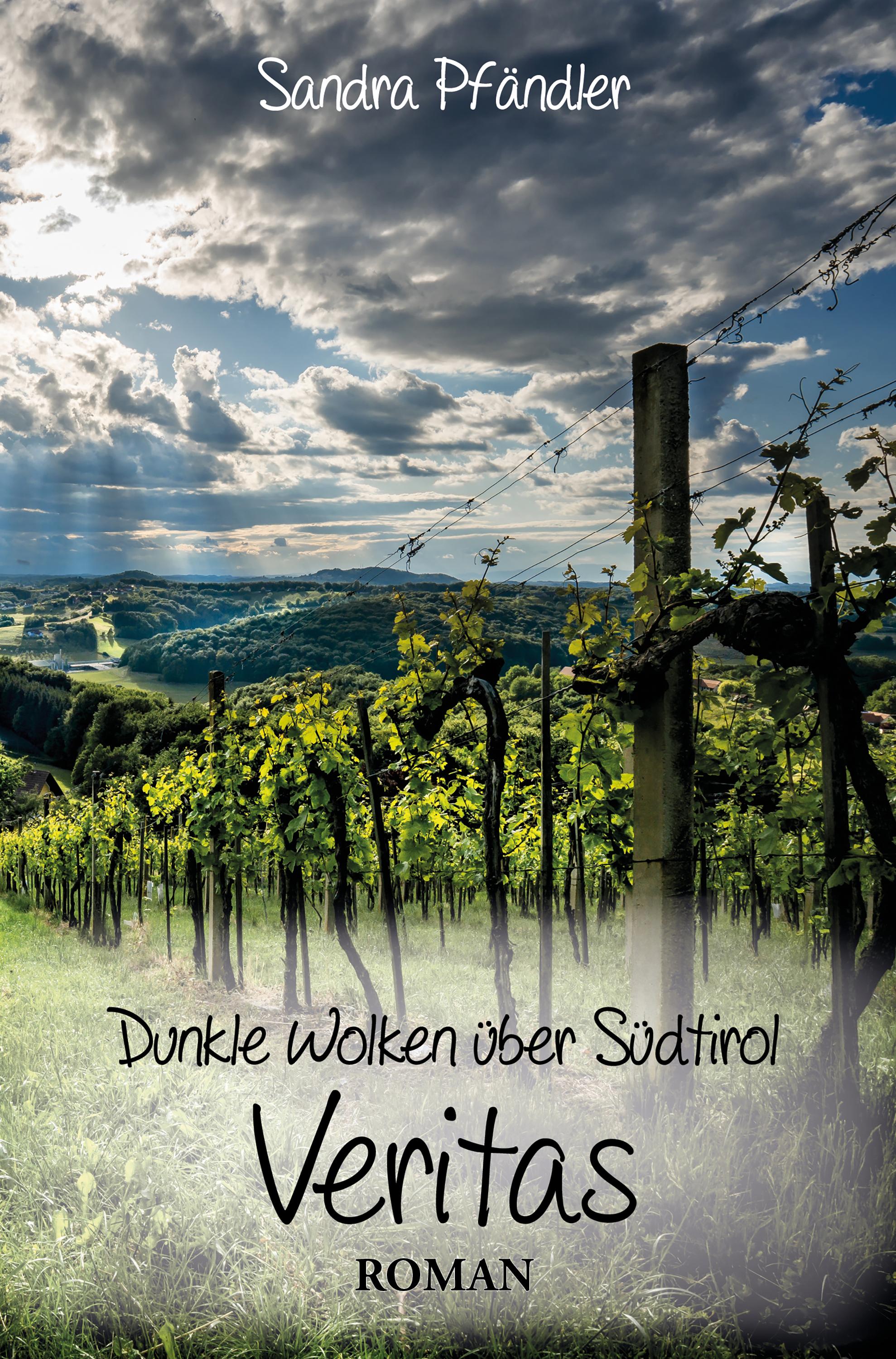 Vorderes Coverbild Dunkle Wolken über Südtirol - Veritas