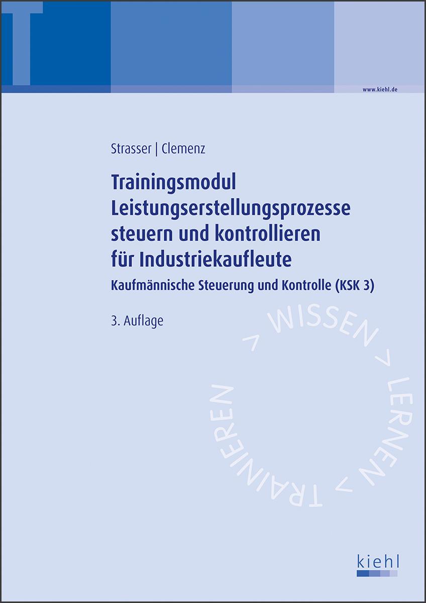 Vorderes Coverbild Trainingsmodul Leistungserstellungsprozesse steuern und kontrollieren für Industriekaufleute