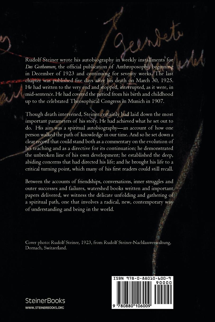 Rückseitencover Autobiography