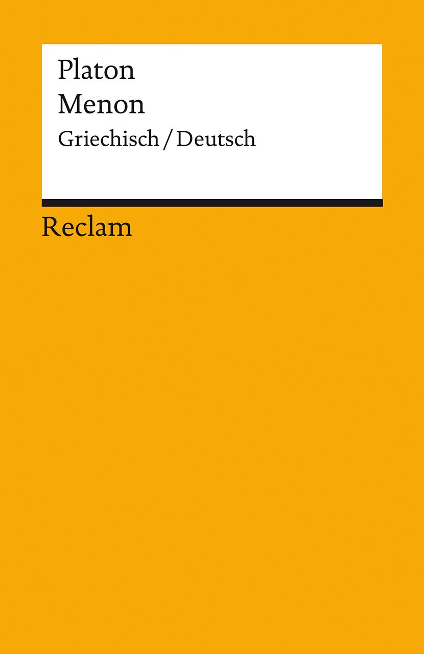 Vorderes Coverbild Menon
