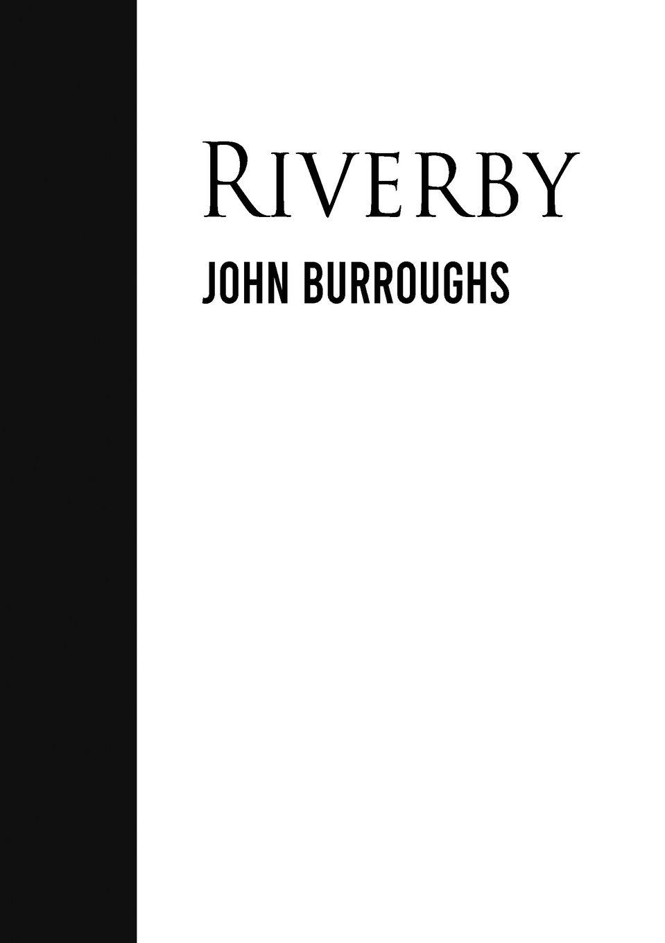 Vorderes Coverbild Riverby