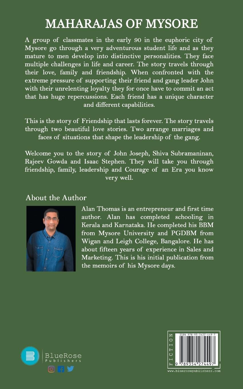 Rückseitencover Maharajas of Mysore