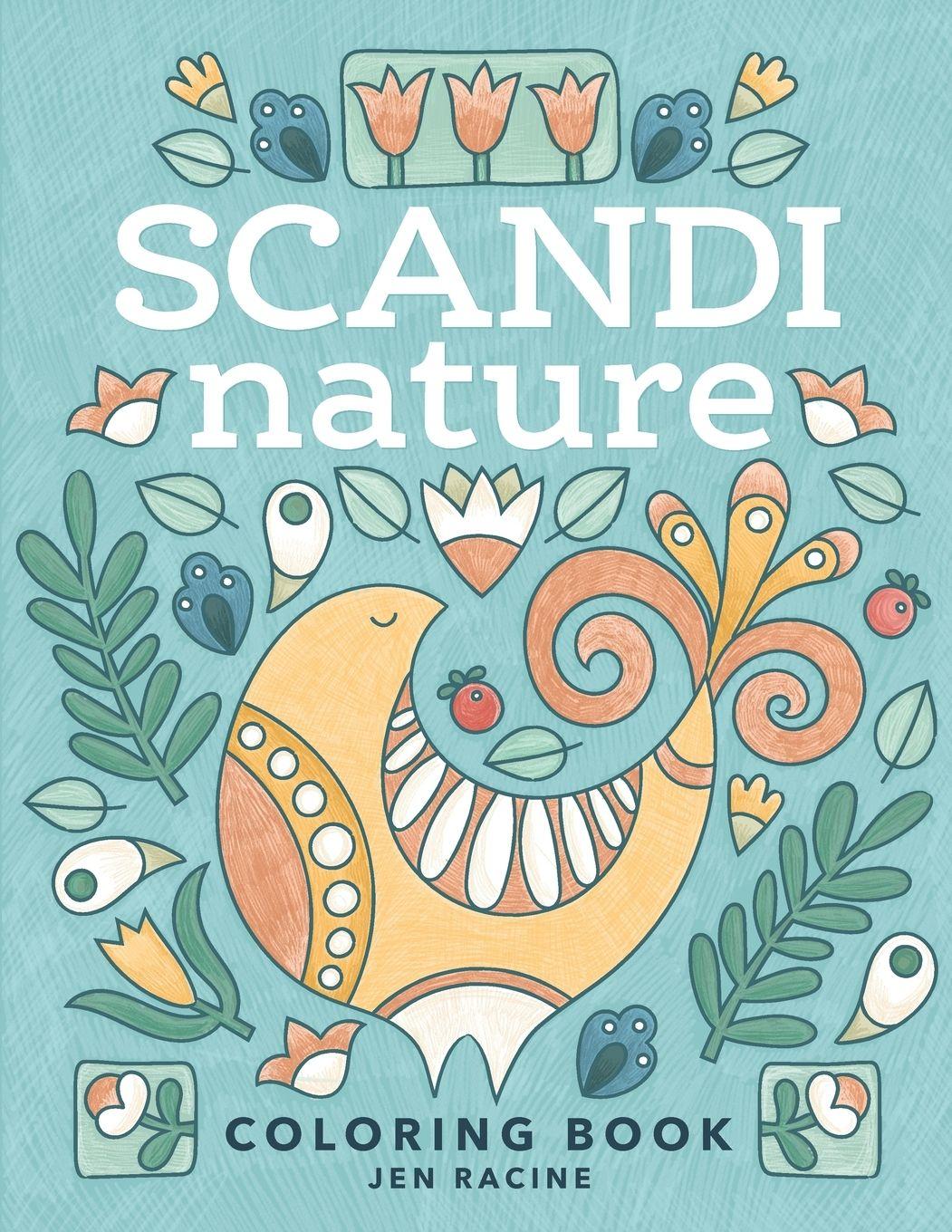 Vorderes Coverbild Scandi Nature Coloring Book