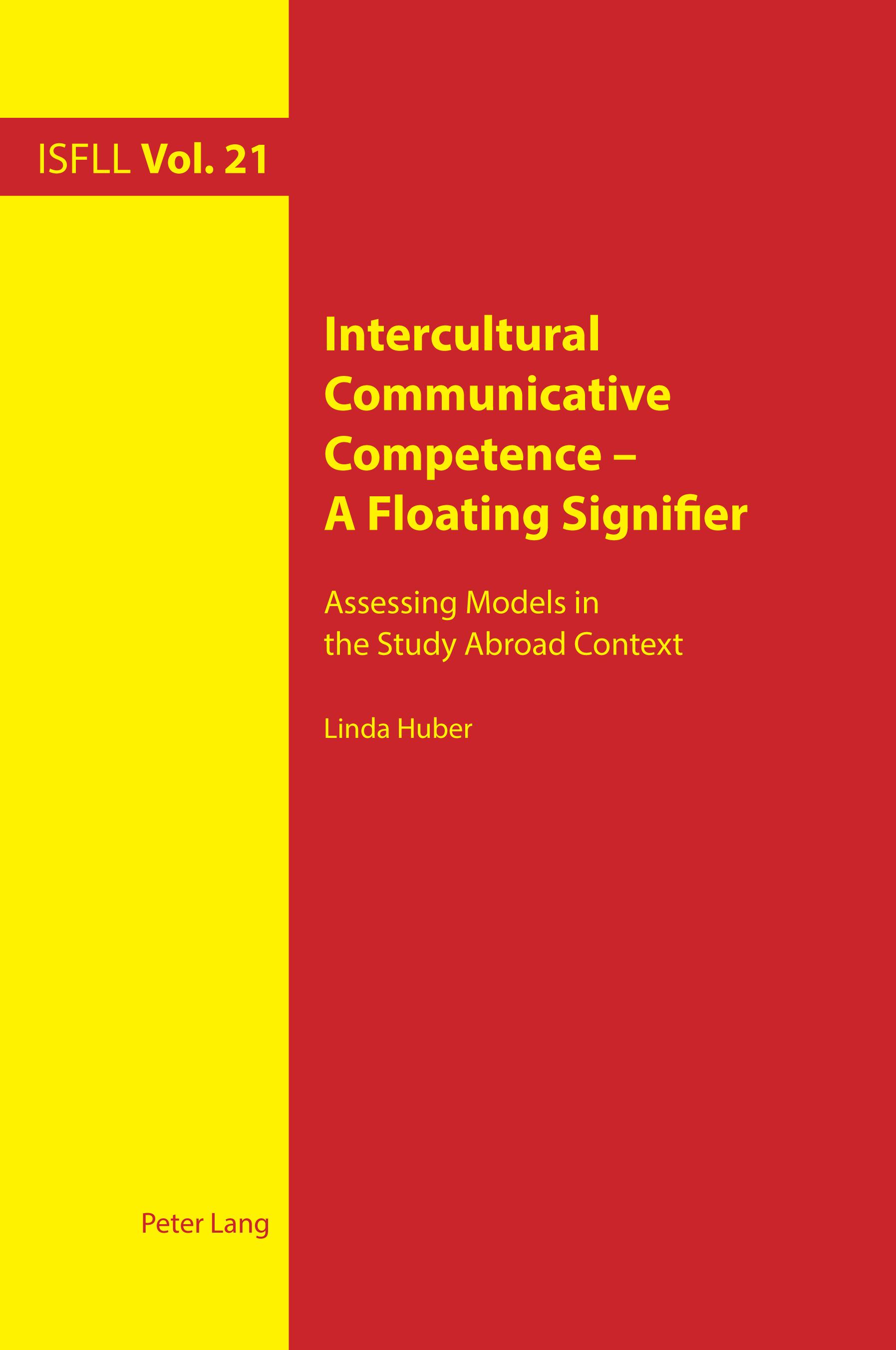 Vorderes Coverbild Intercultural Communicative Competence - A Floating Signifier