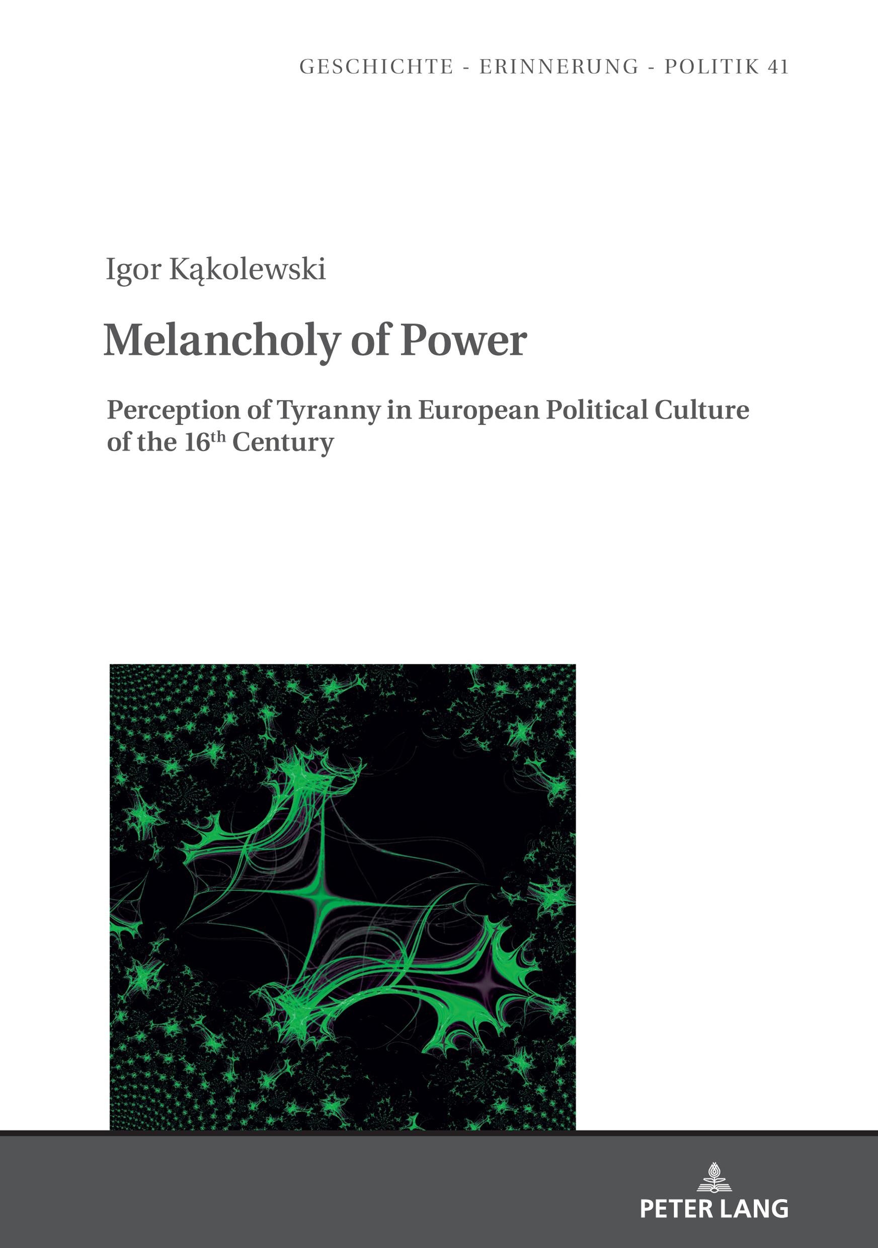 Vorderes Coverbild Melancholy of Power